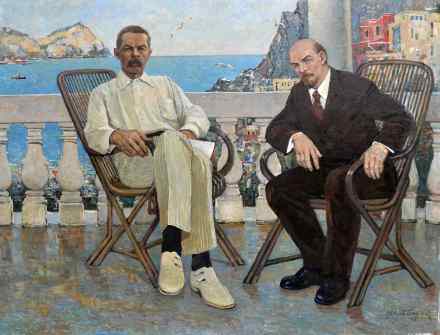 Lenin and Gorky on Capri