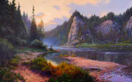 Silence. The Chusovaya River