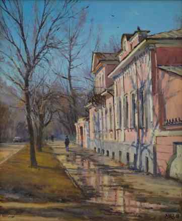 Spring in Old Town. Alexandrovsky Prospect