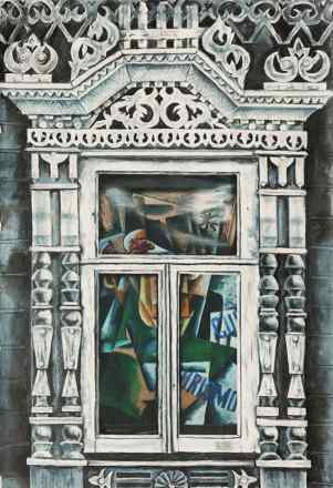 The series "Windows Russian avant-garde" - "Malevich"