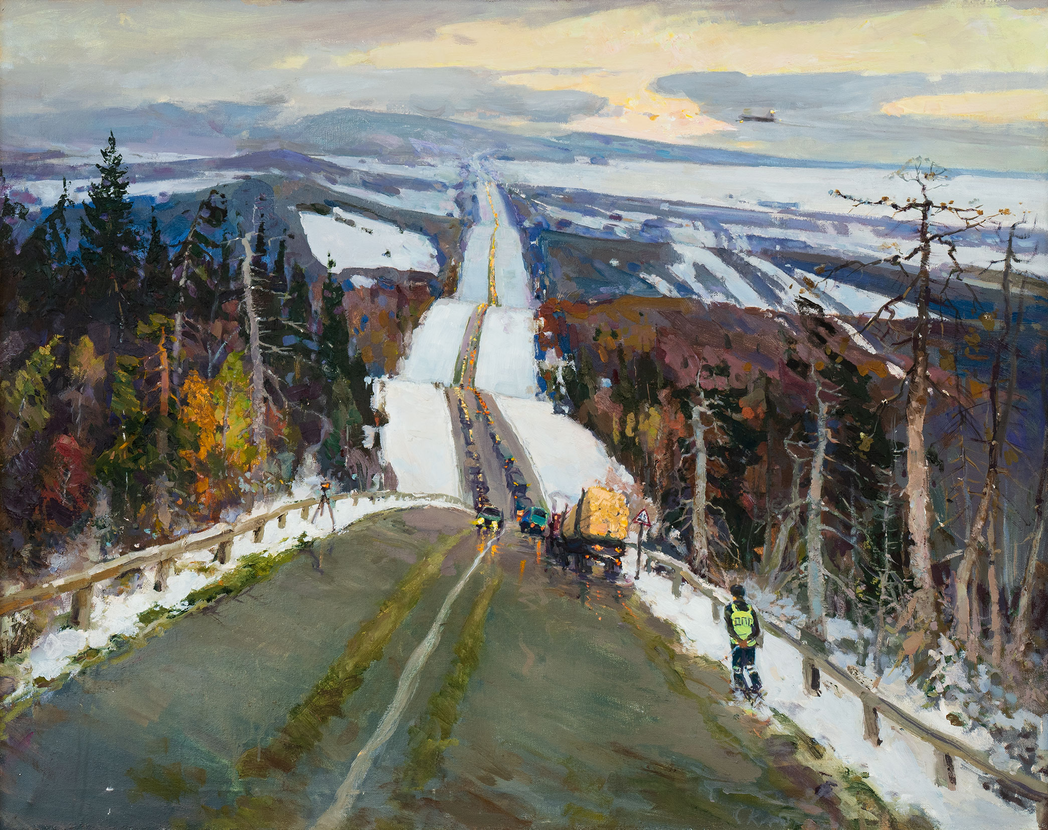 Ural Roads - 1, Sergey Kostylev, Buy the painting Oil