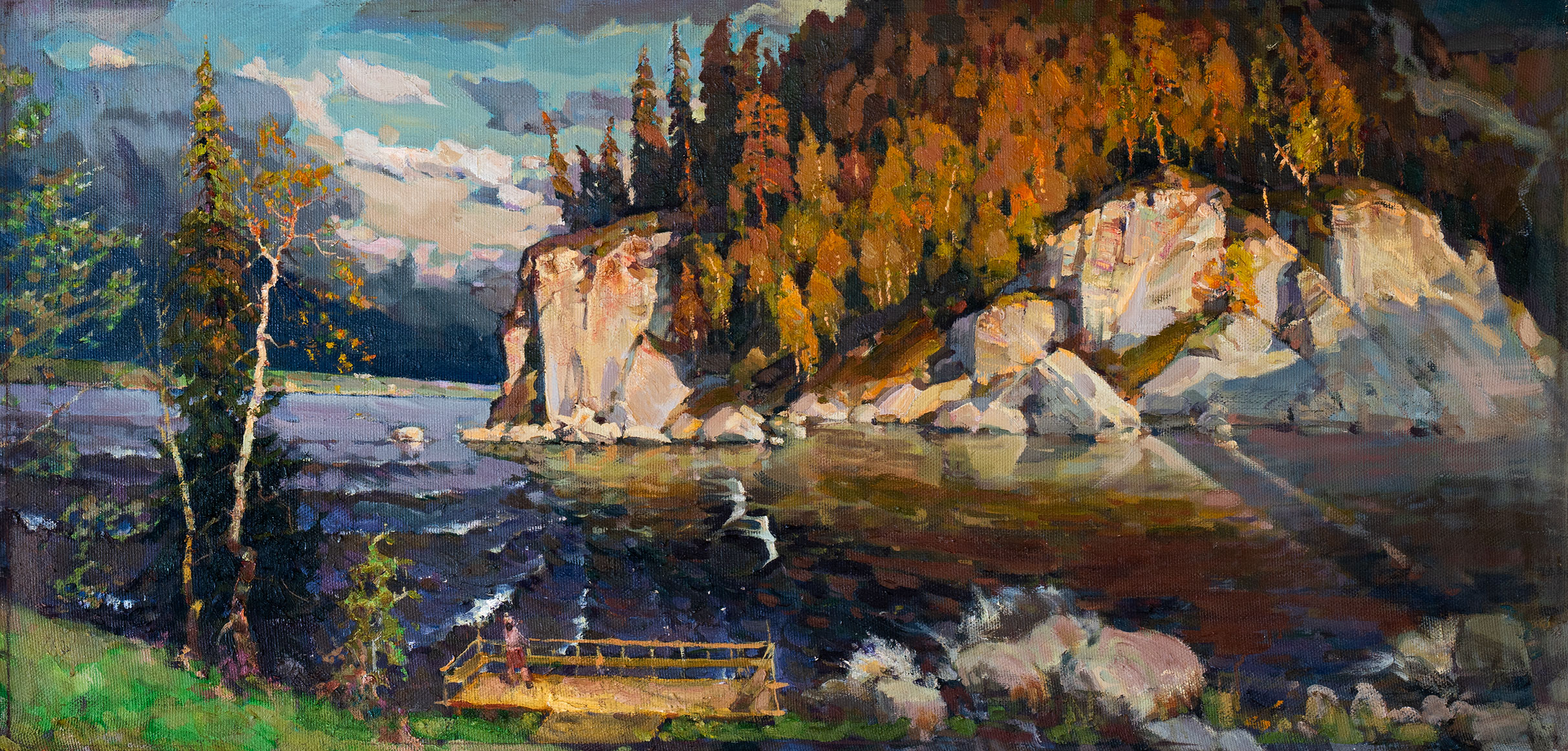 Khokhlovka`s Shore - 1, Sergey Kostylev, Buy the painting Oil