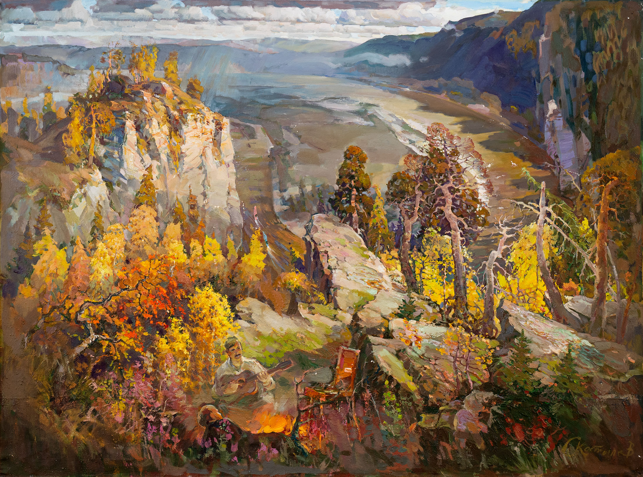 On Halt - 1, Sergey Kostylev, Buy the painting Oil