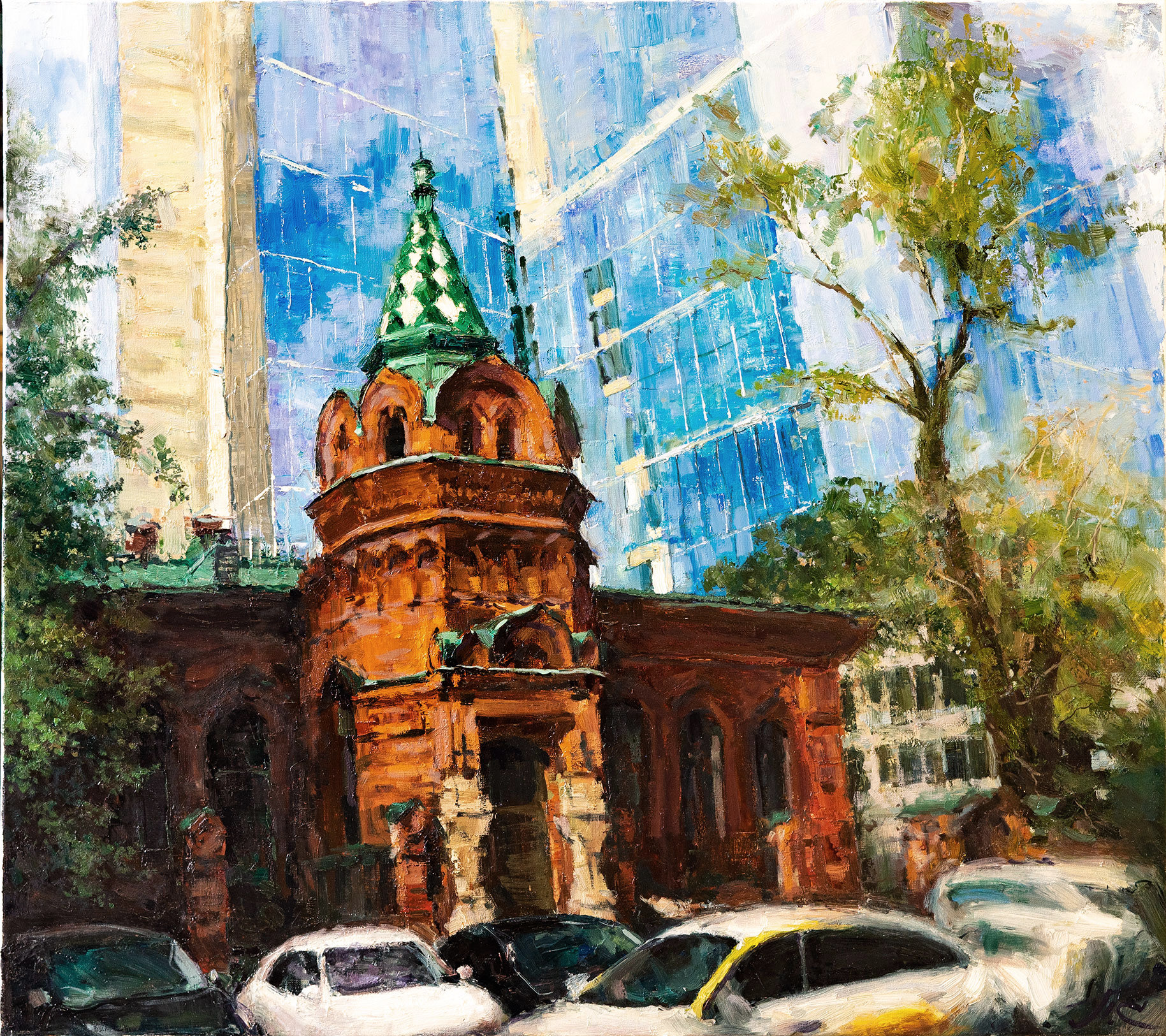 Surrounded by Modern World - 1, Sergei Prokhorov, Buy the painting Oil