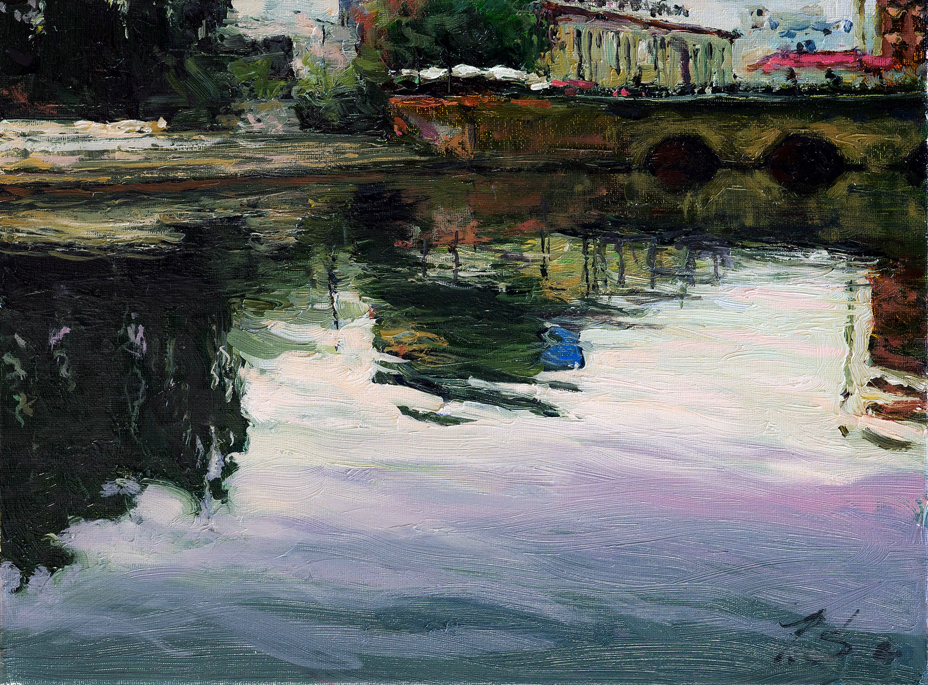 Stone Bridge - 1, Sergei Prokhorov, Buy the painting Oil