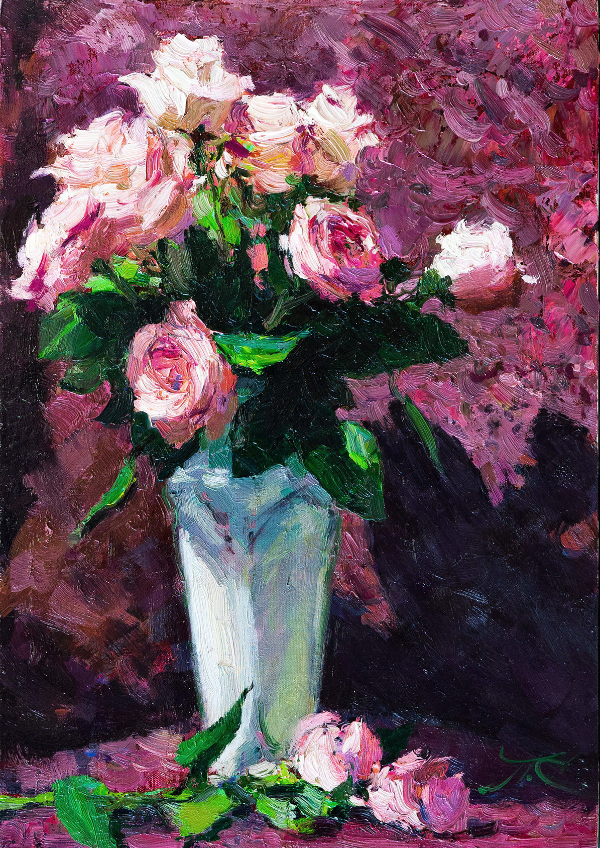 Roses - 1, Sergei Prokhorov, Buy the painting Oil
