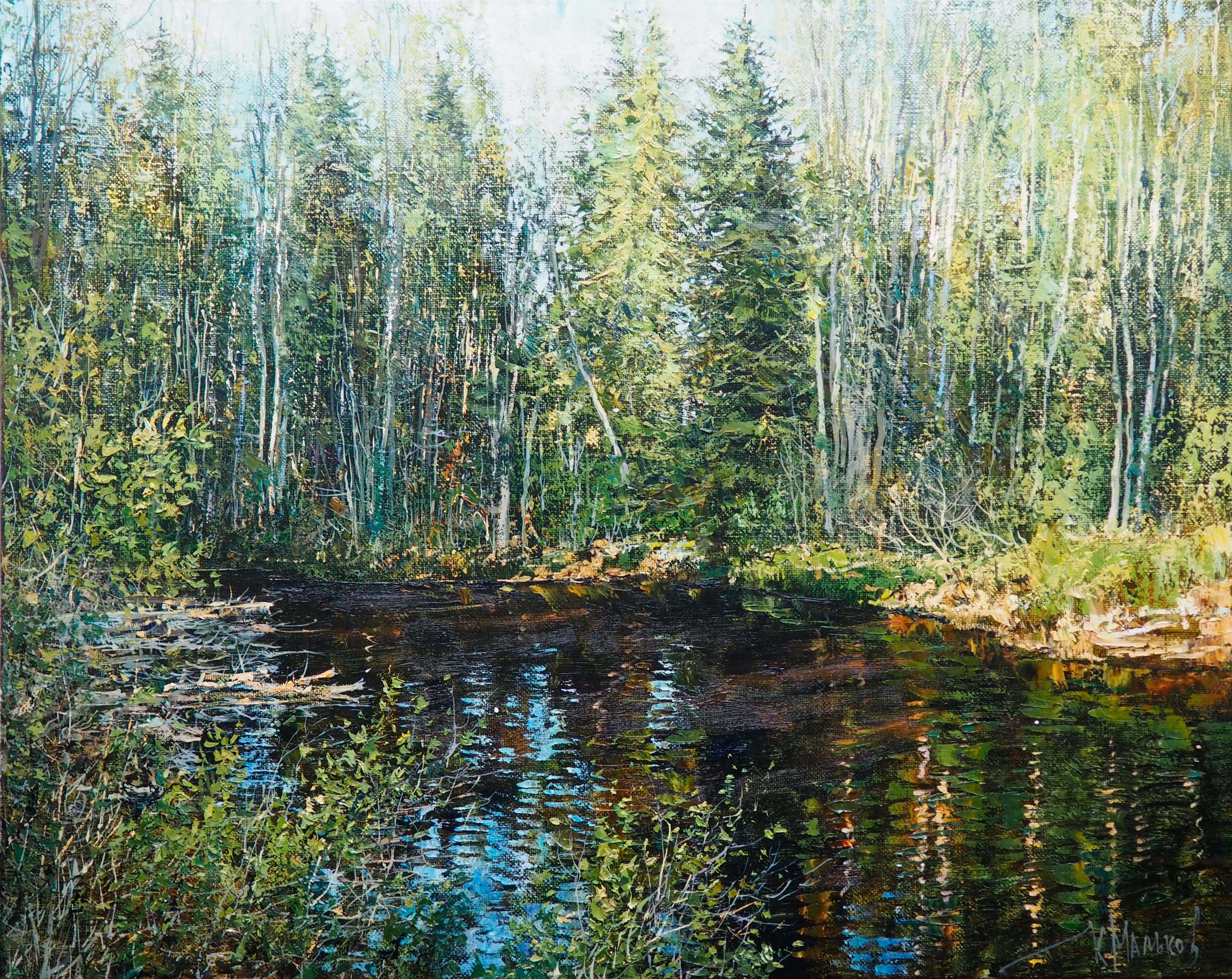 Forest Stream - 1, Kirill Malkov, Buy the painting Oil