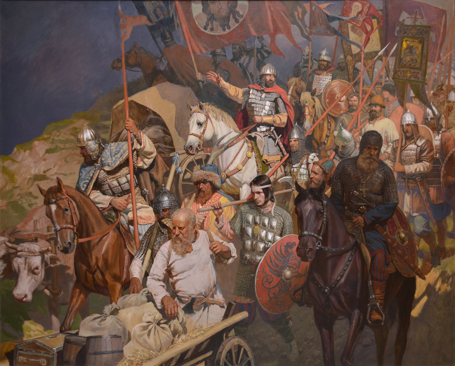 Russian Regiments - 1, Alexander Levchenkov, Buy the painting Oil