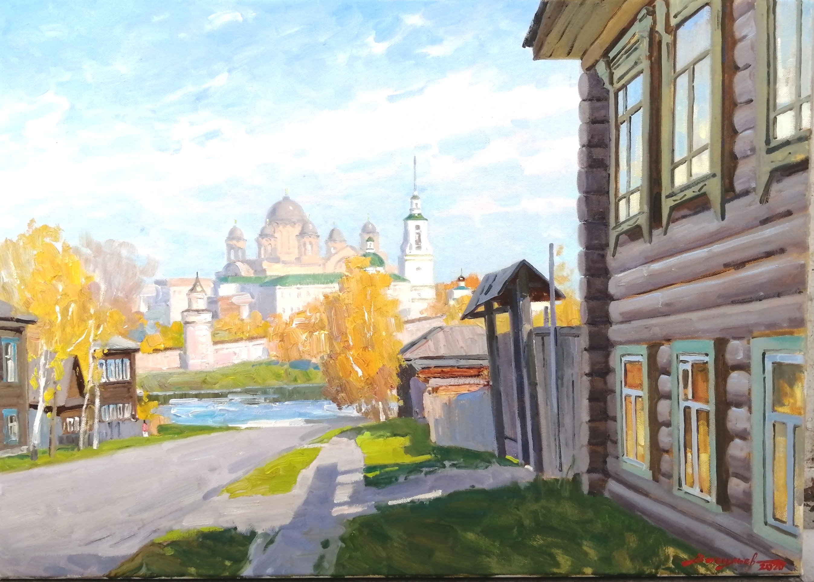 Indian Summer in Verkhoturye - 1, Dmitry Vasiliev, Buy the painting Oil