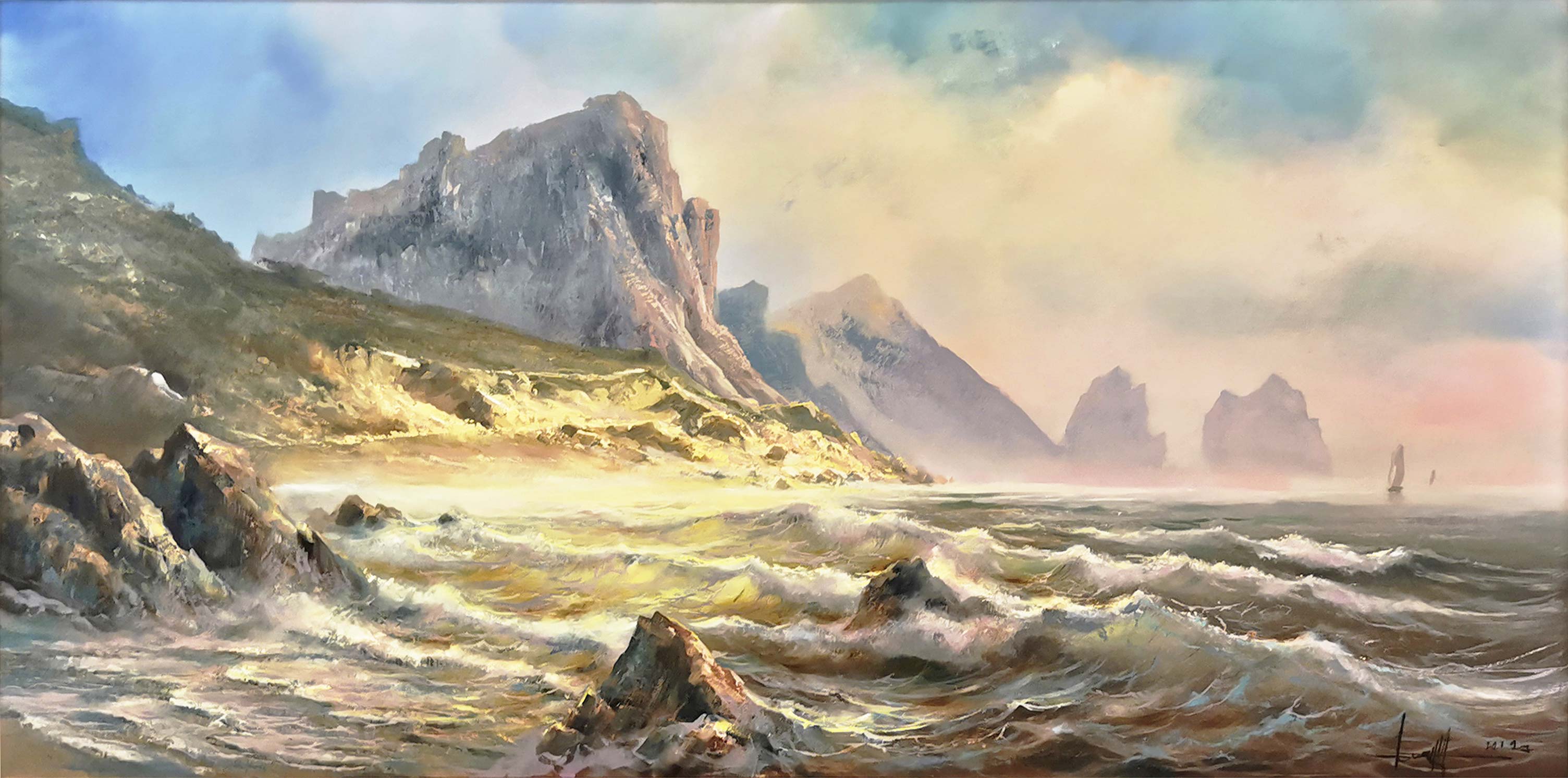 Seascape - 1, Dmitry Balakhonov, Buy the painting Oil