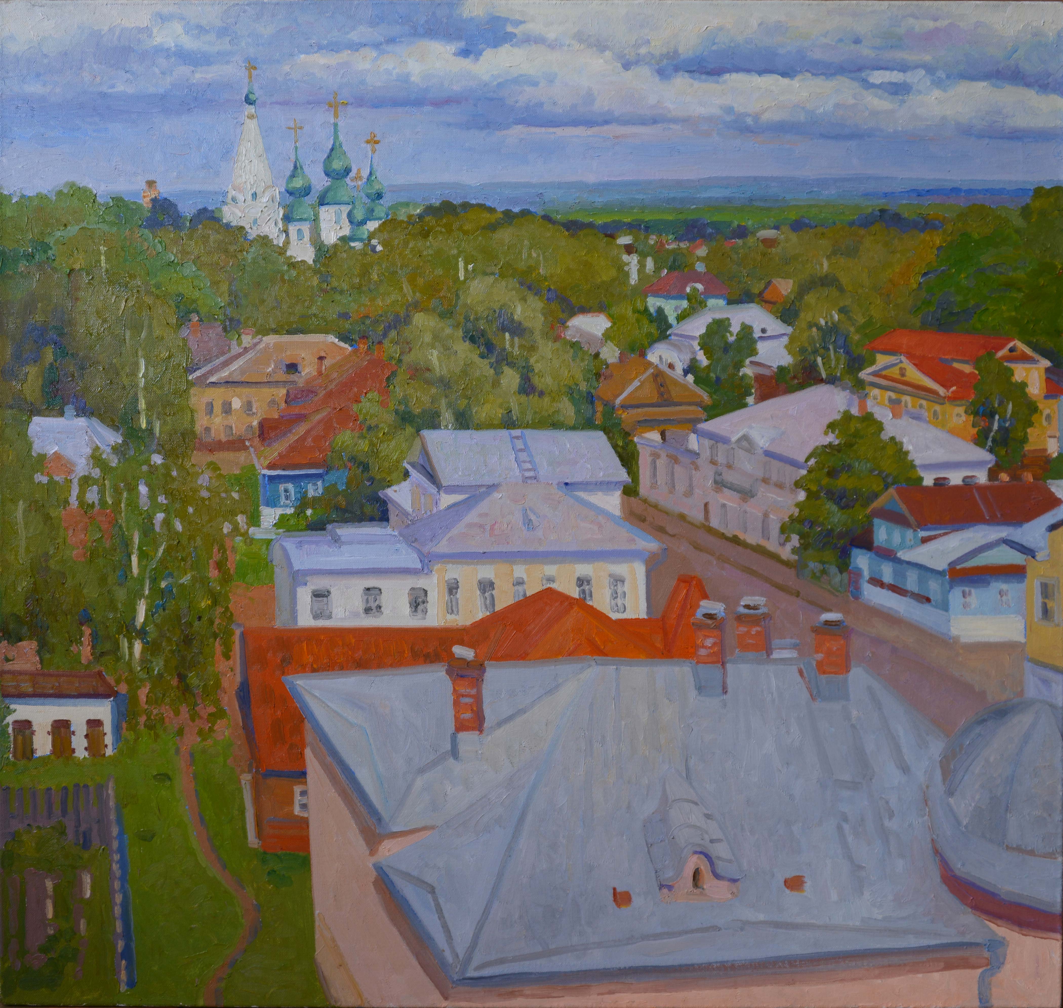 View of Veliky Ustyug - 1, Anastasia Nesterova, Buy the painting Oil
