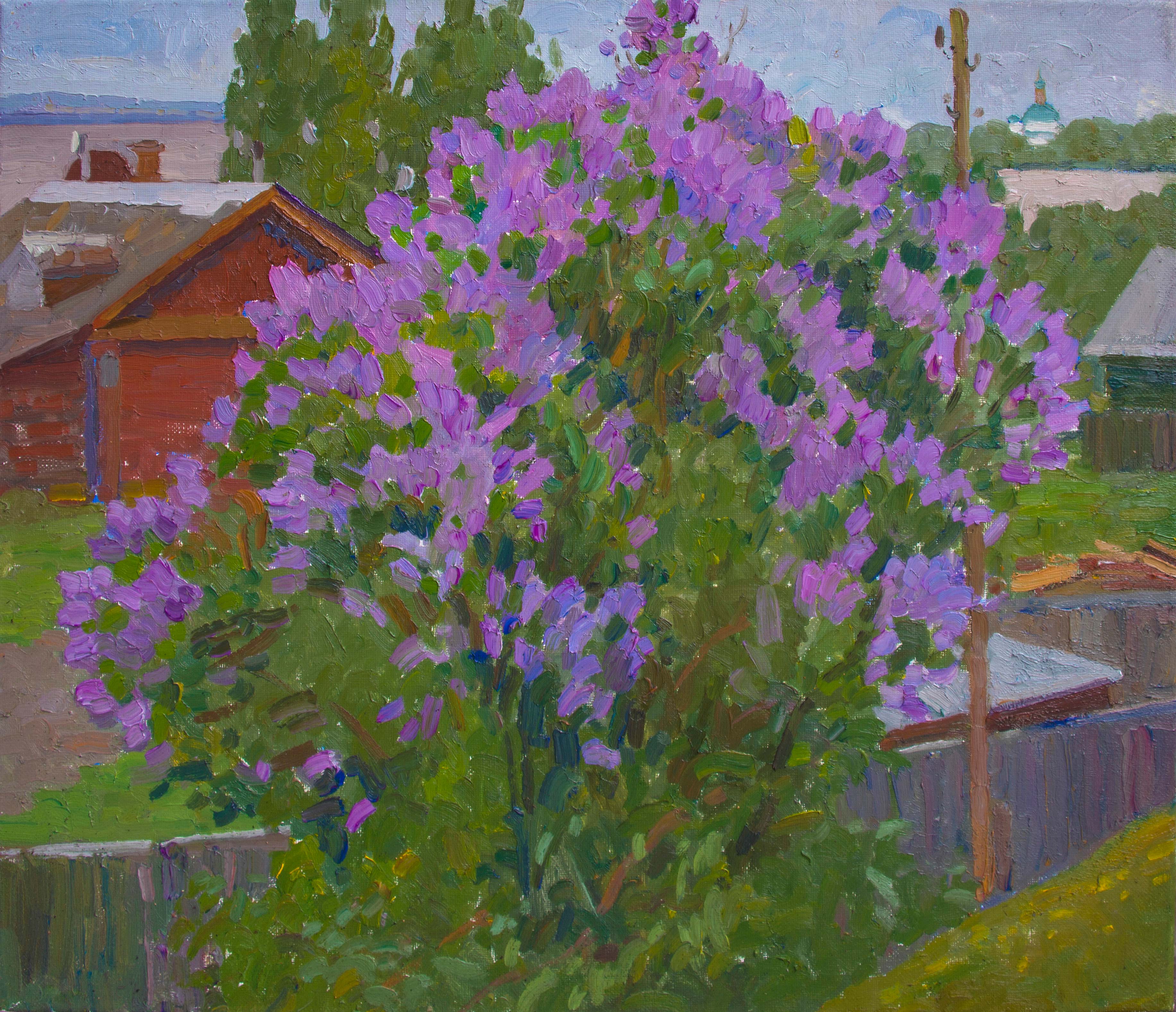 Lilac Bush - 1, Anastasia Nesterova, Buy the painting Oil