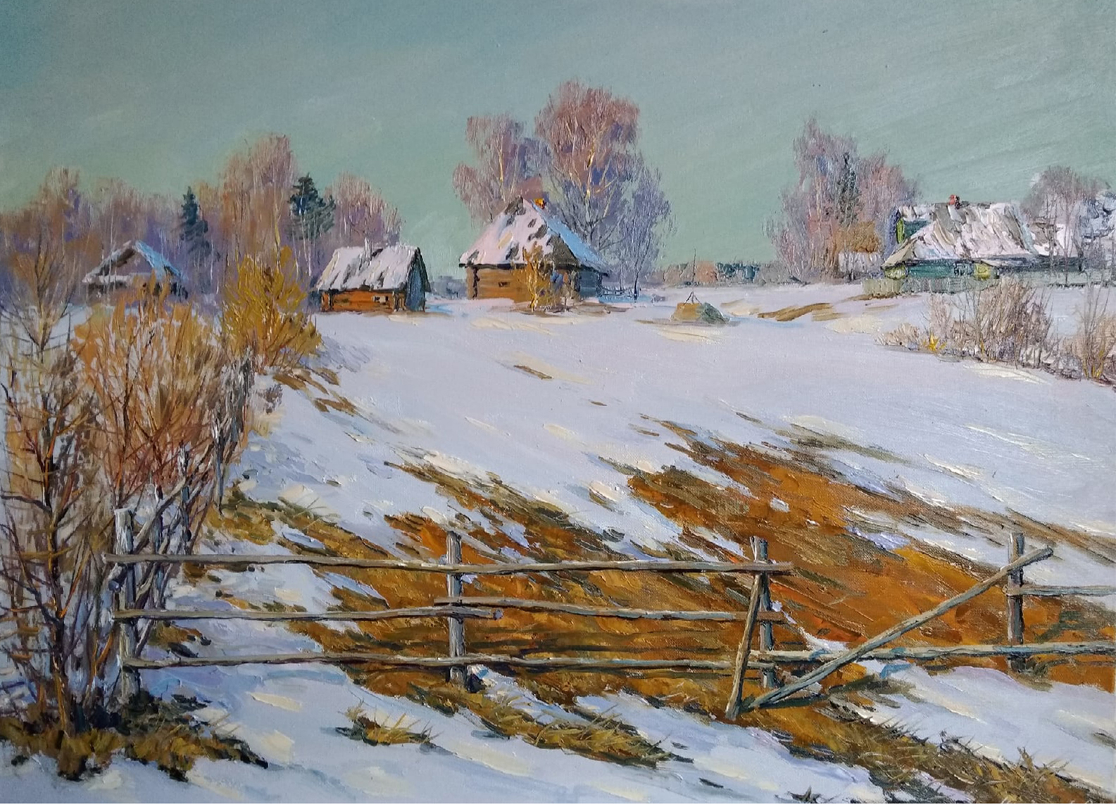 Snow Patches - 1, Vyacheslav Cherdakov, Buy the painting Oil