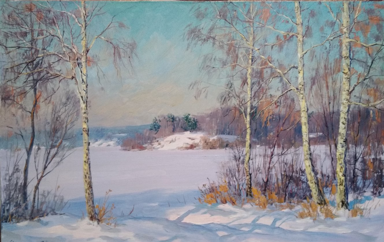 Blizzard Calmed Down - 1, Vyacheslav Cherdakov, Buy the painting Oil
