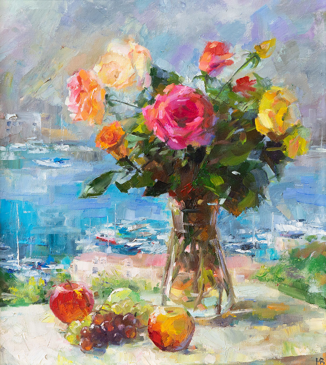 Still life with roses - 1, , Buy the painting Oil