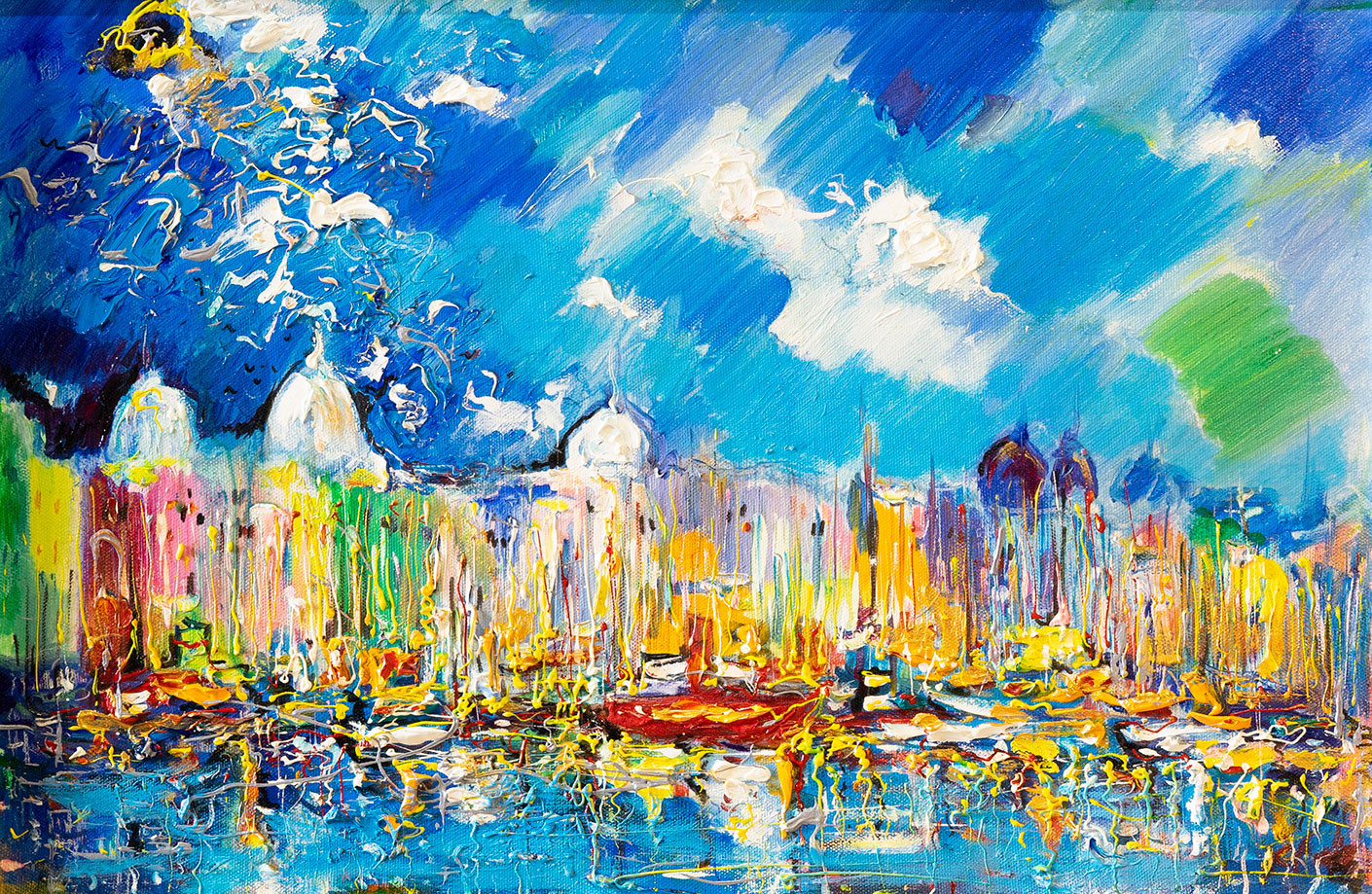 Night Venice  - 1, Andrey Eletskiy , Buy the painting Oil