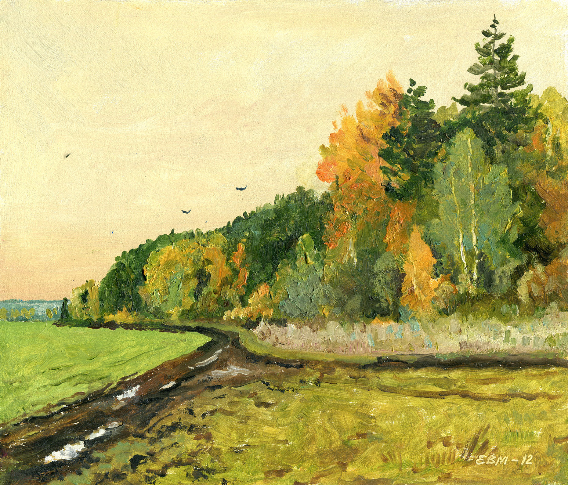 The Autumn Has Come - 1, Valentin Efremov, Buy the painting Oil