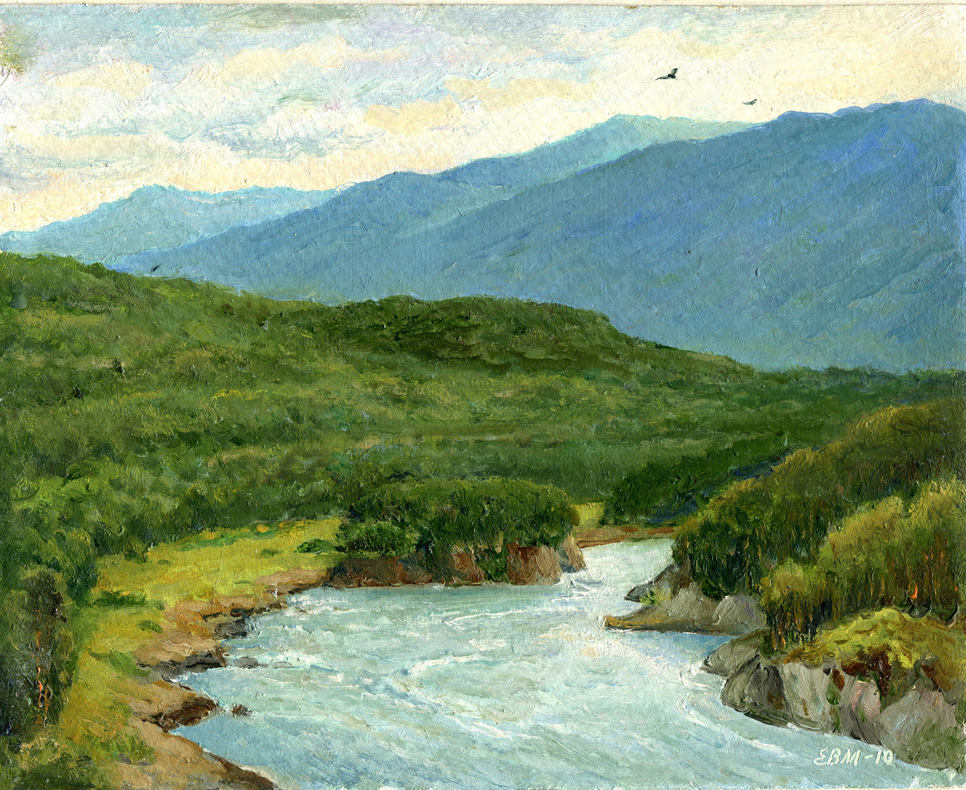 Altai. Katun - 1, Valentin Efremov, Buy the painting Oil