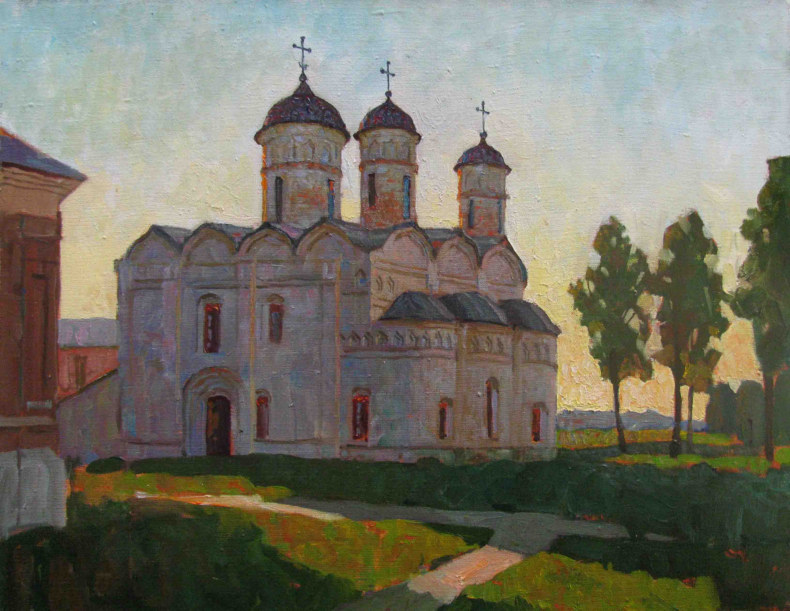 Summer Evening. Rizopolozhensky Cathedral - 1, Alexander Savelenko, Buy the painting Oil