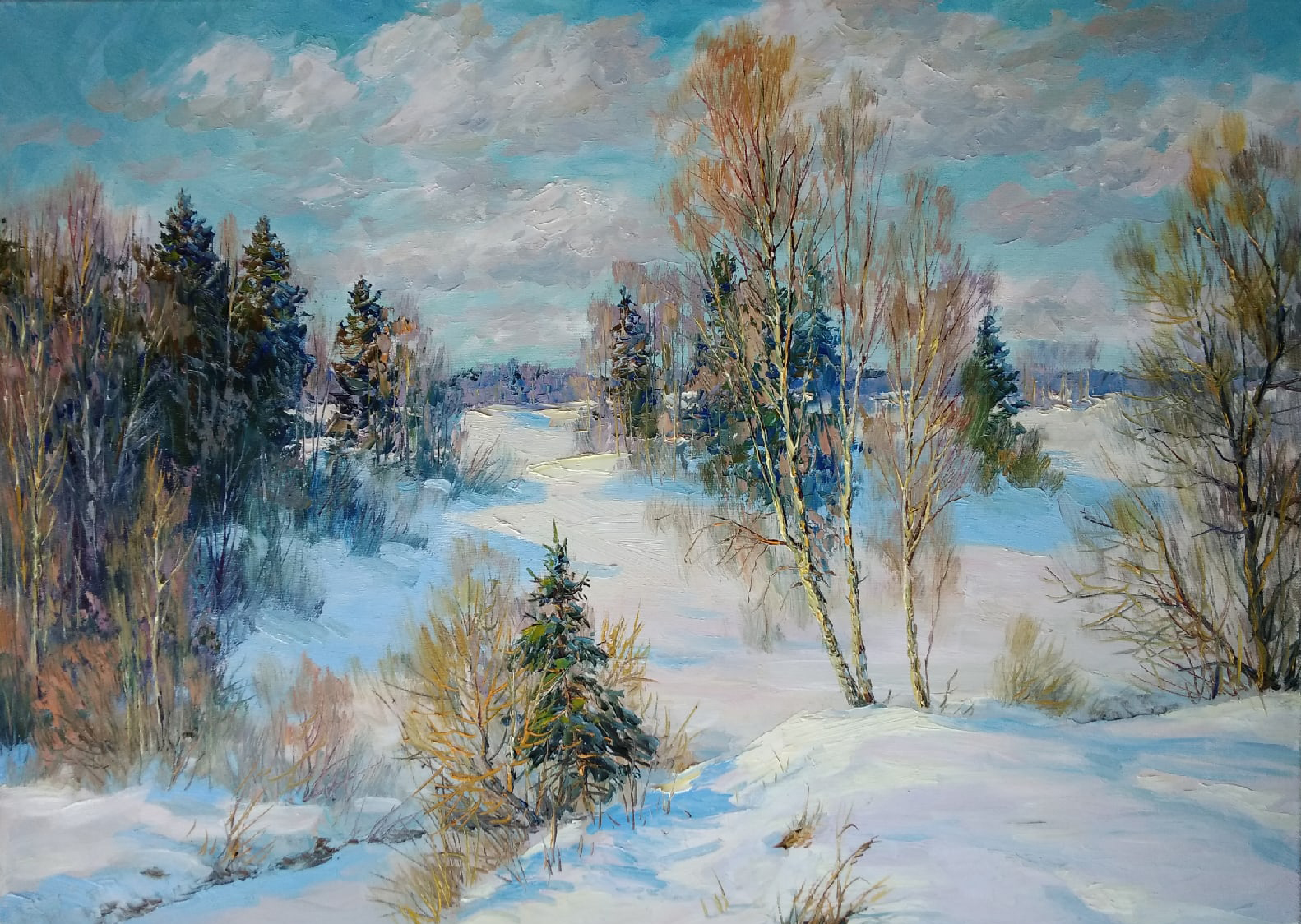 February - 1, Vyacheslav Cherdakov, Buy the painting Oil