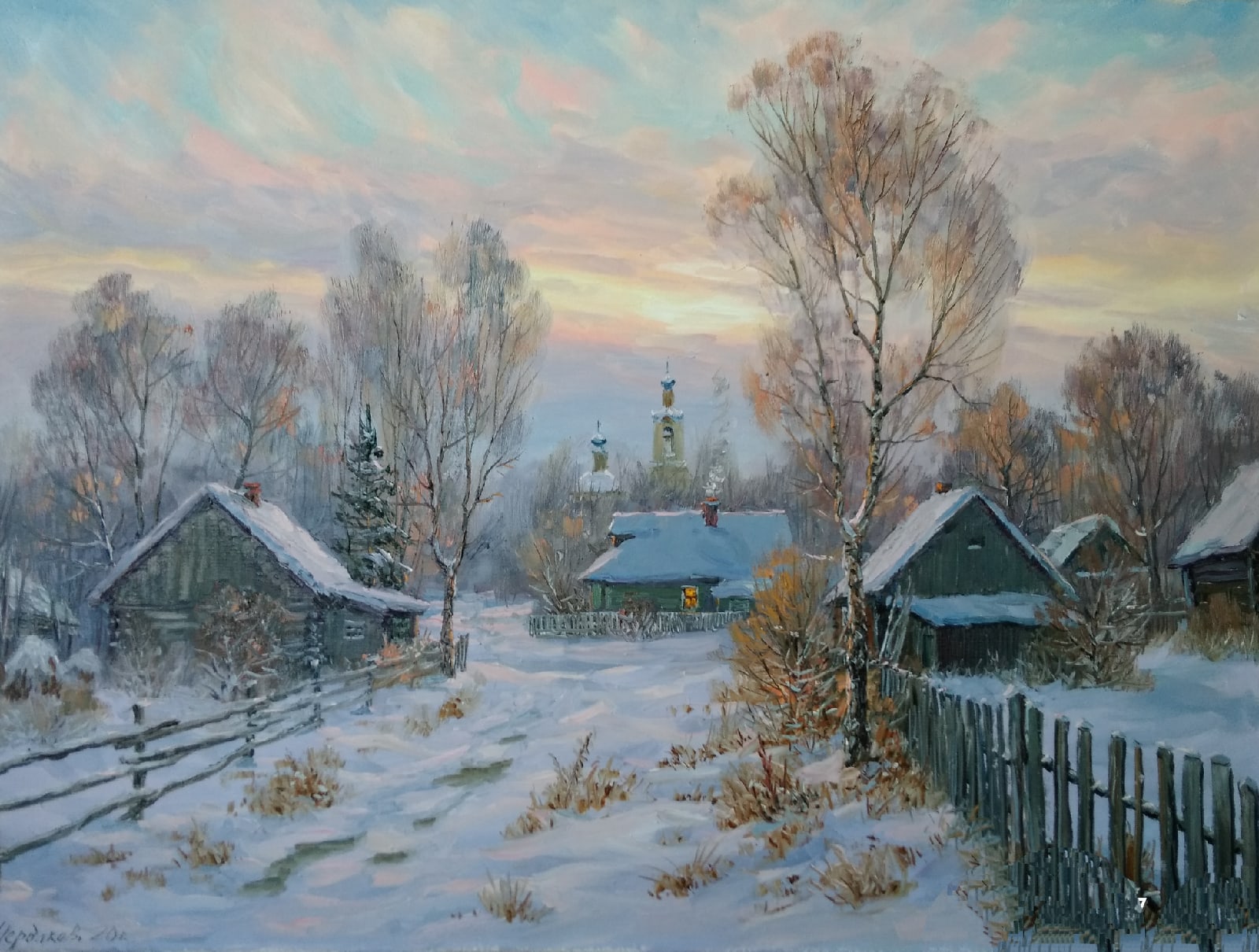 Winter Came - 1, Vyacheslav Cherdakov, Buy the painting Oil