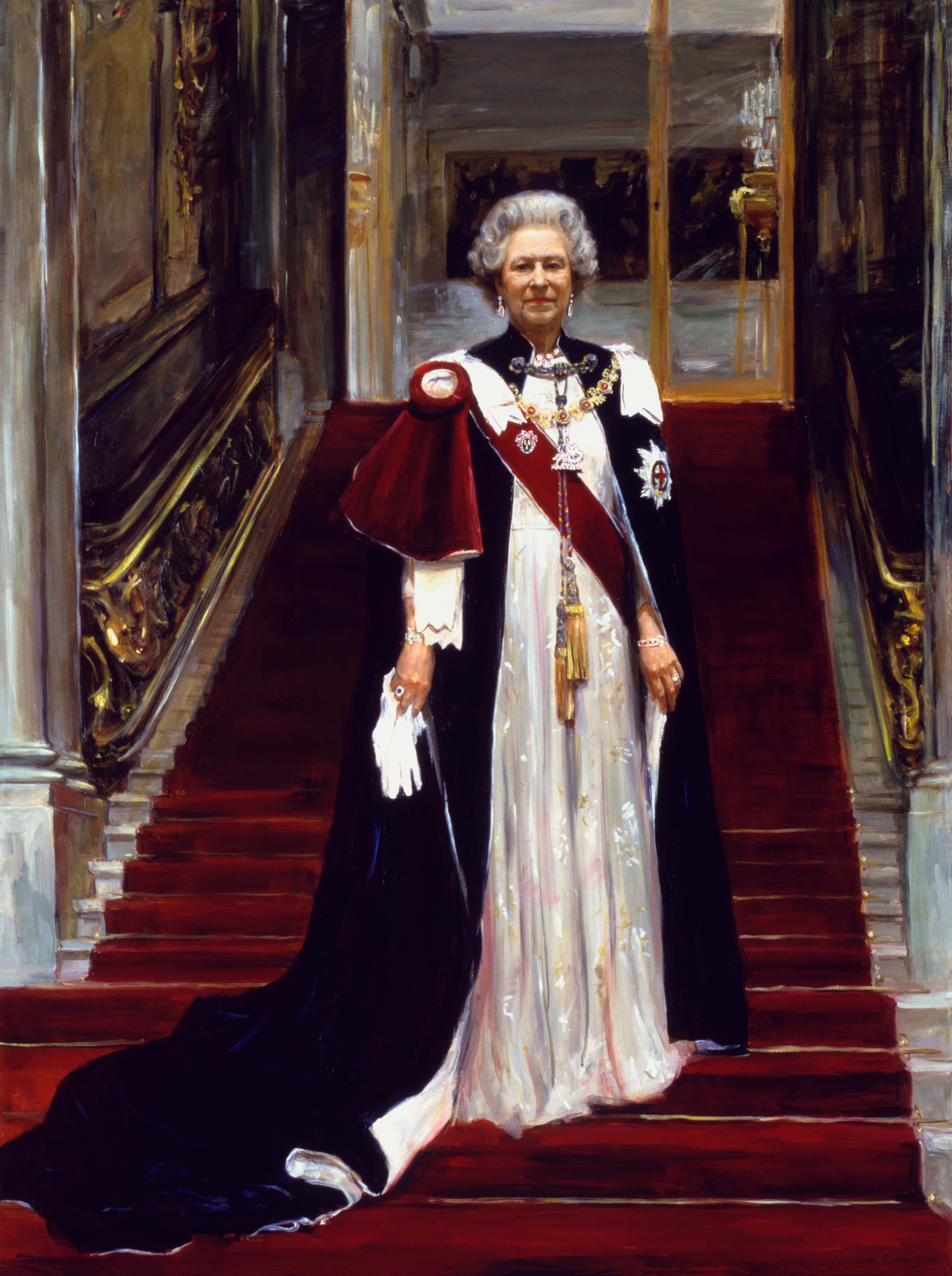 The Portrait of Elizabeth II - 1, Sergei Pavlenko, Buy the painting Oil