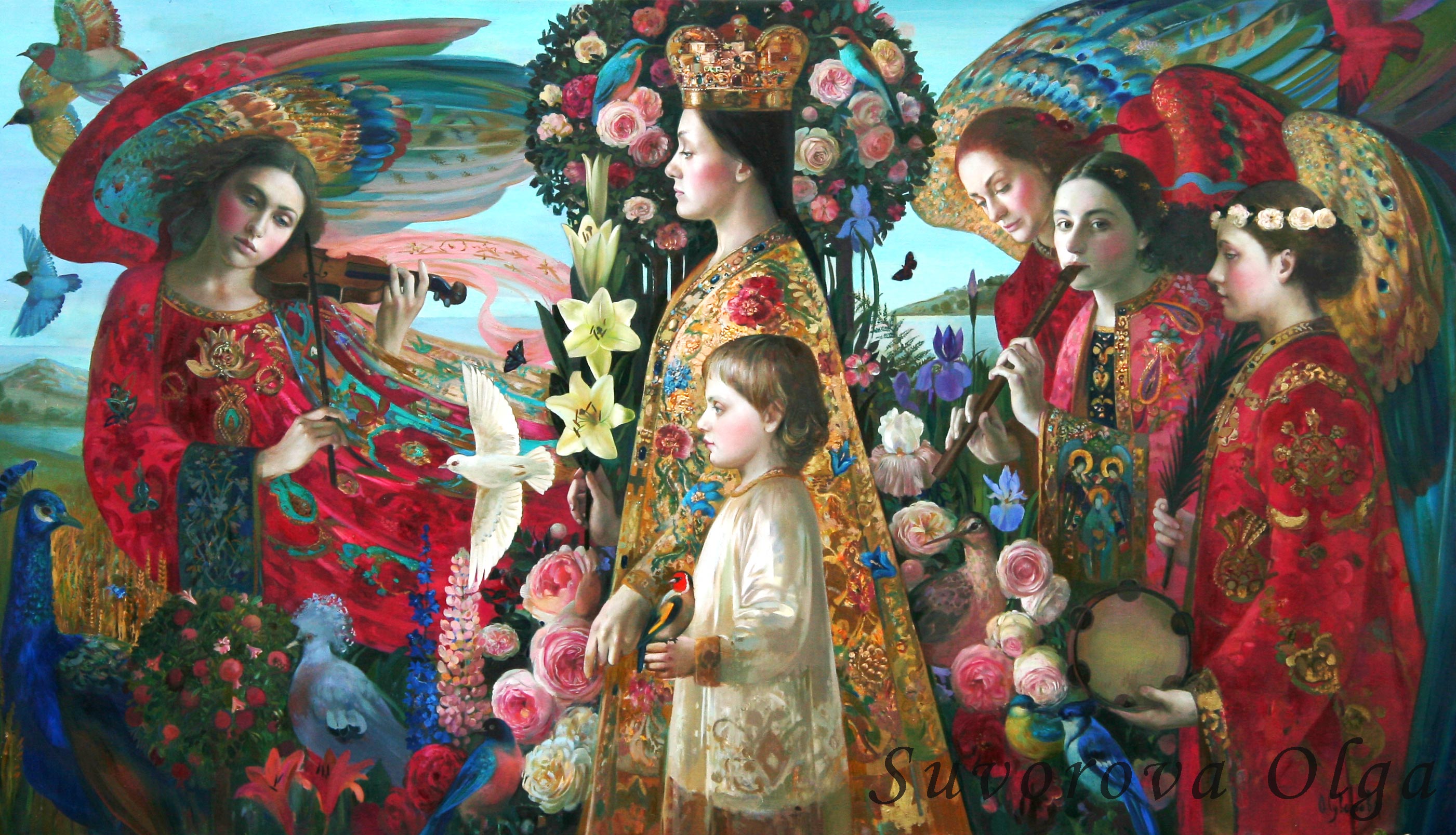 The Annunciation - 1, Olga Suvorova, Buy the painting Oil