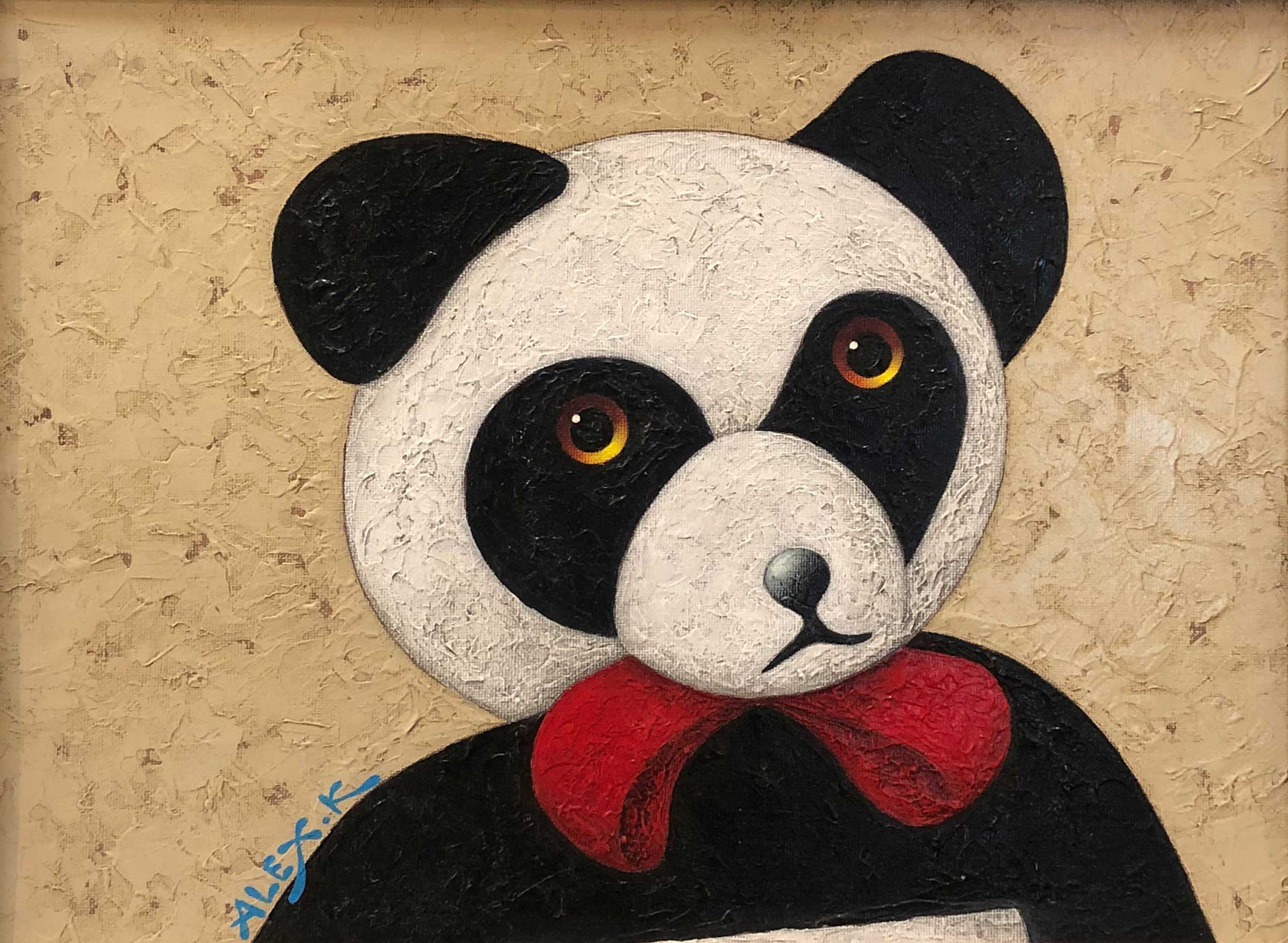 Sad Panda - 1, Alexey Kiryanov, Buy the painting Oil