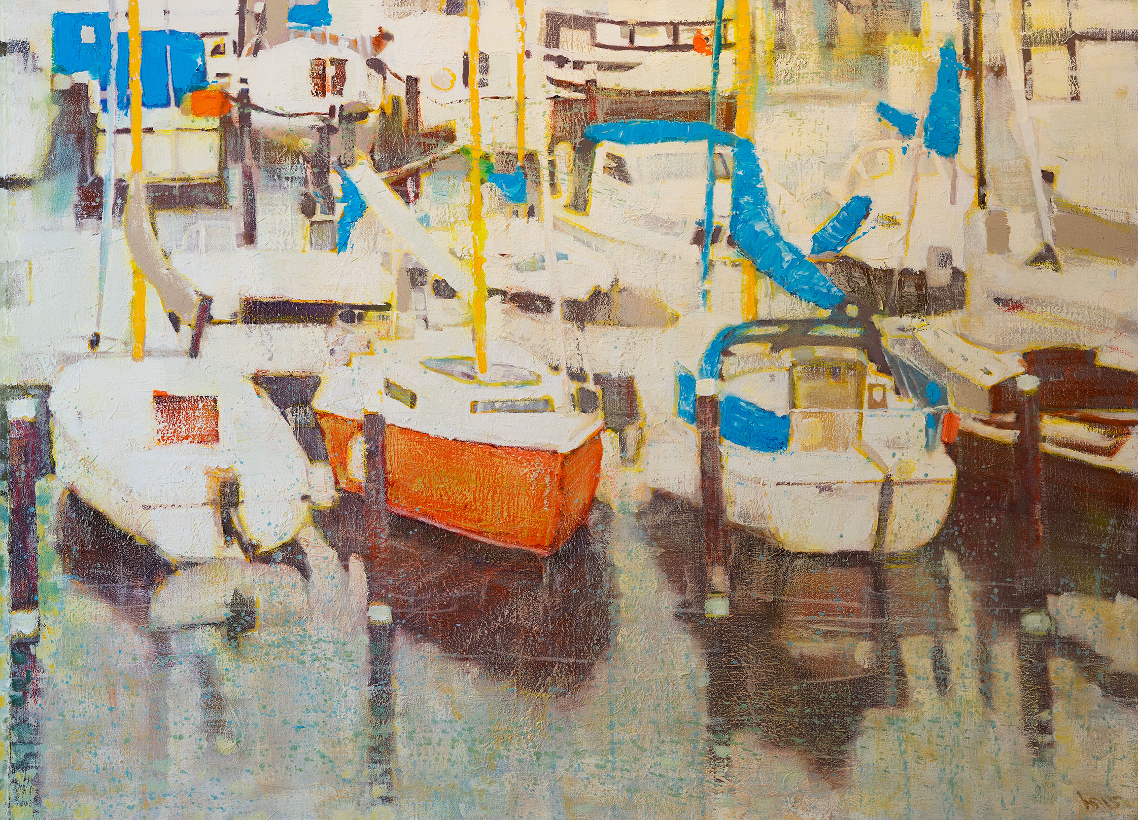 Yachts No. 19 - 1, Yuri Pervushin, Buy the painting Oil
