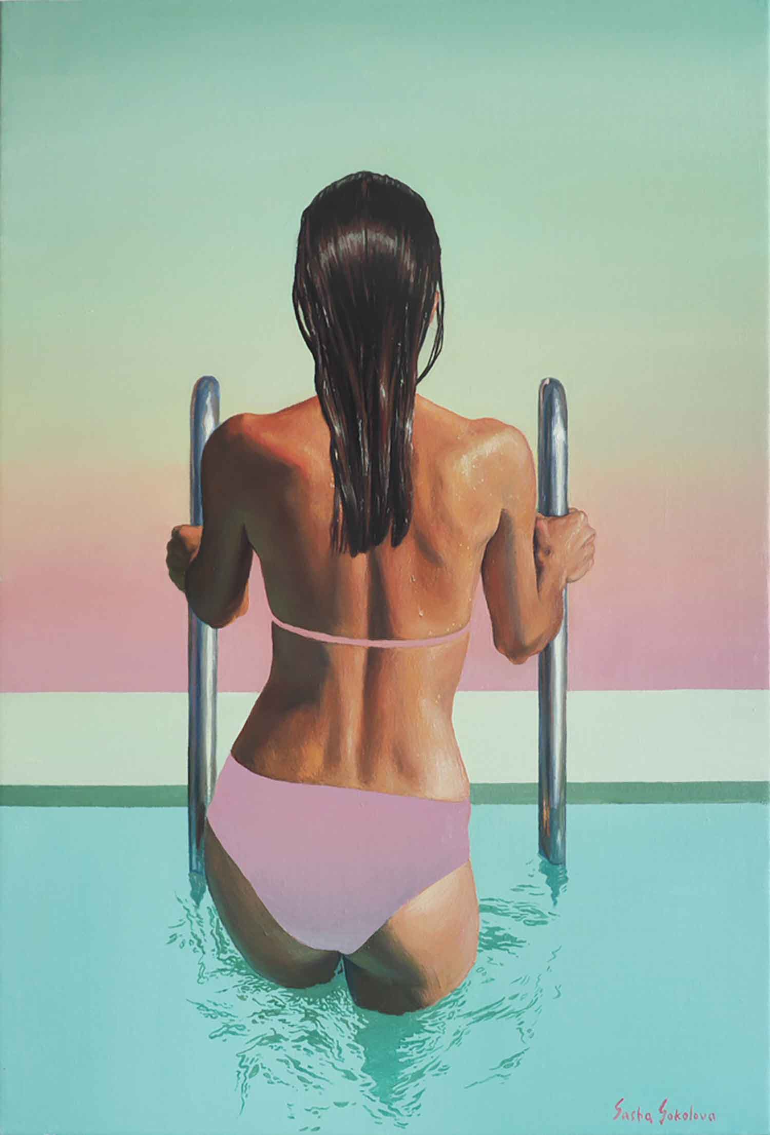 Pink Sunset - 1, Sasha Sokolova, Buy the painting Oil
