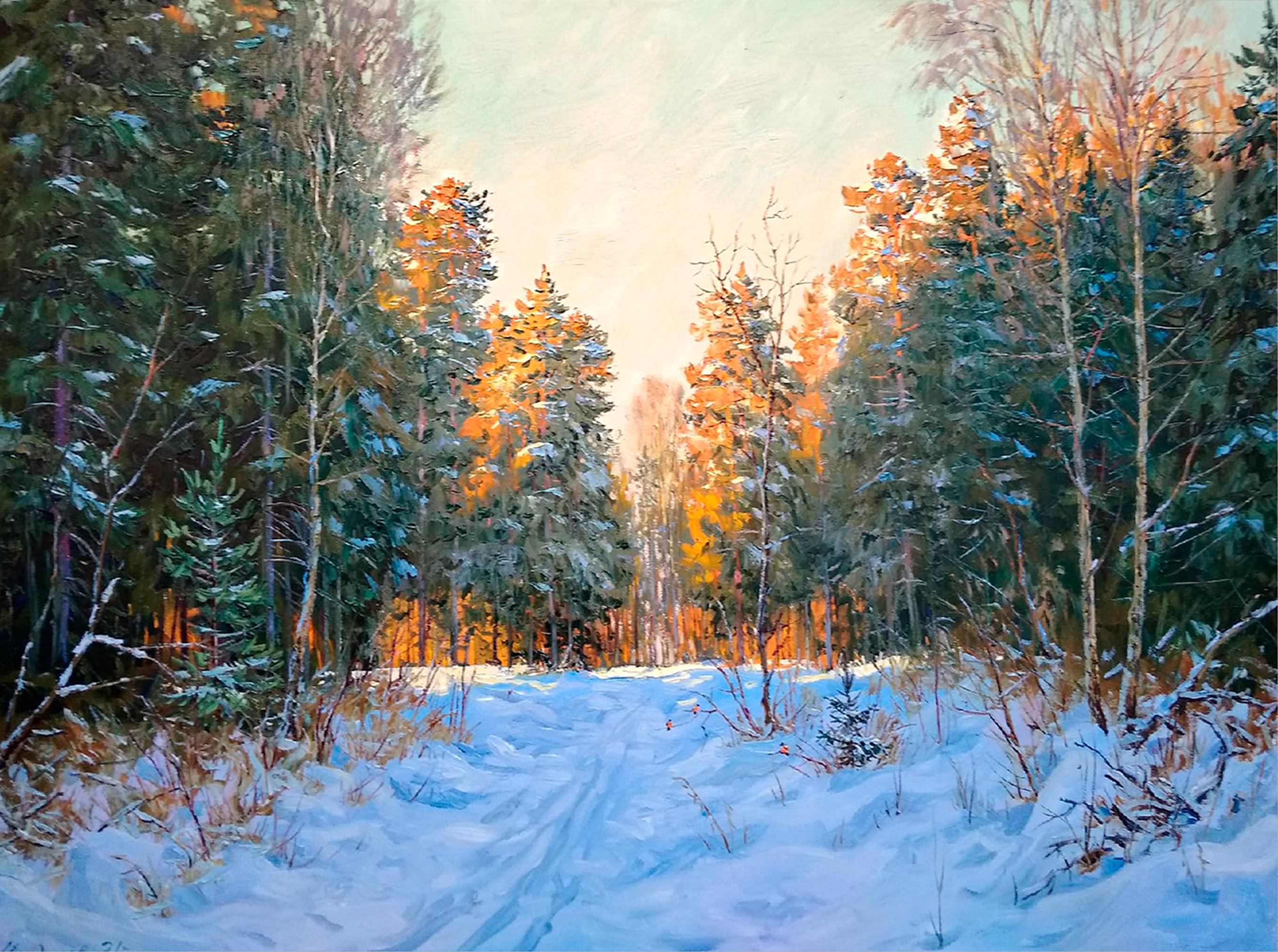 In the Winter Forest - 1, Vyacheslav Cherdakov, Buy the painting Oil