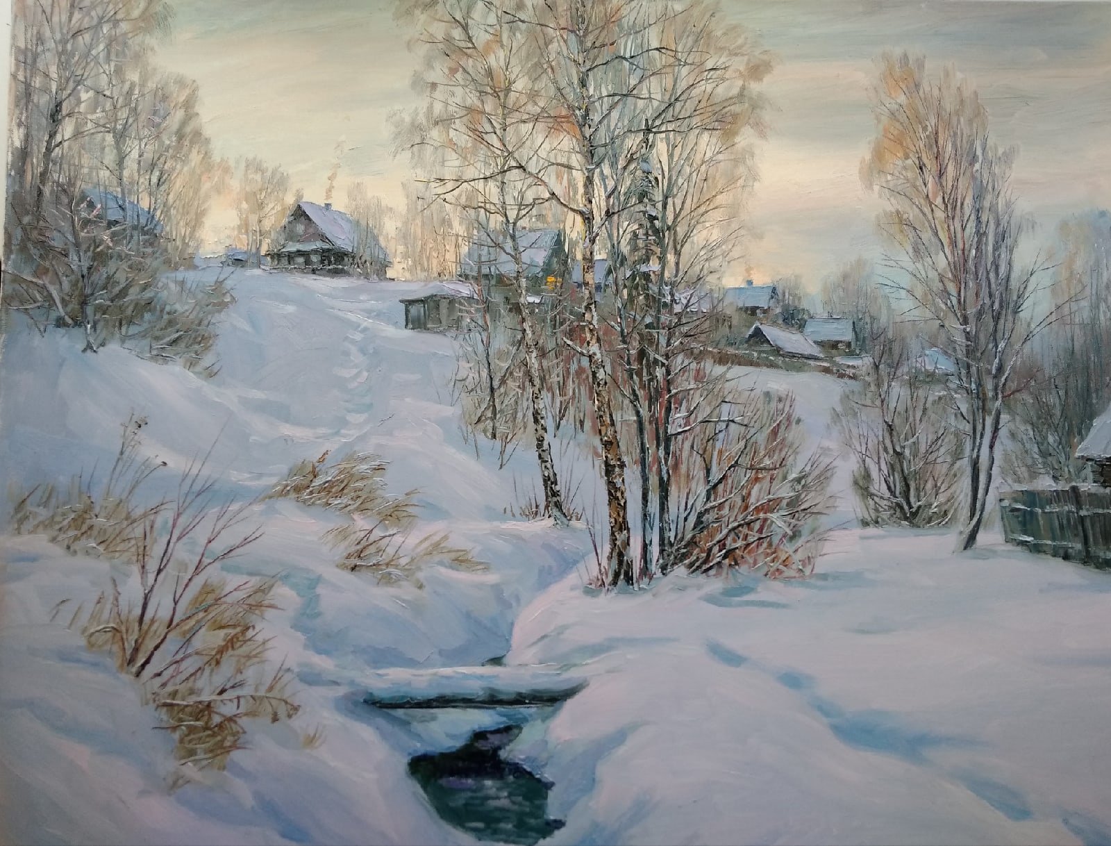 The Evening Lights - 1, Vyacheslav Cherdakov, Buy the painting Oil