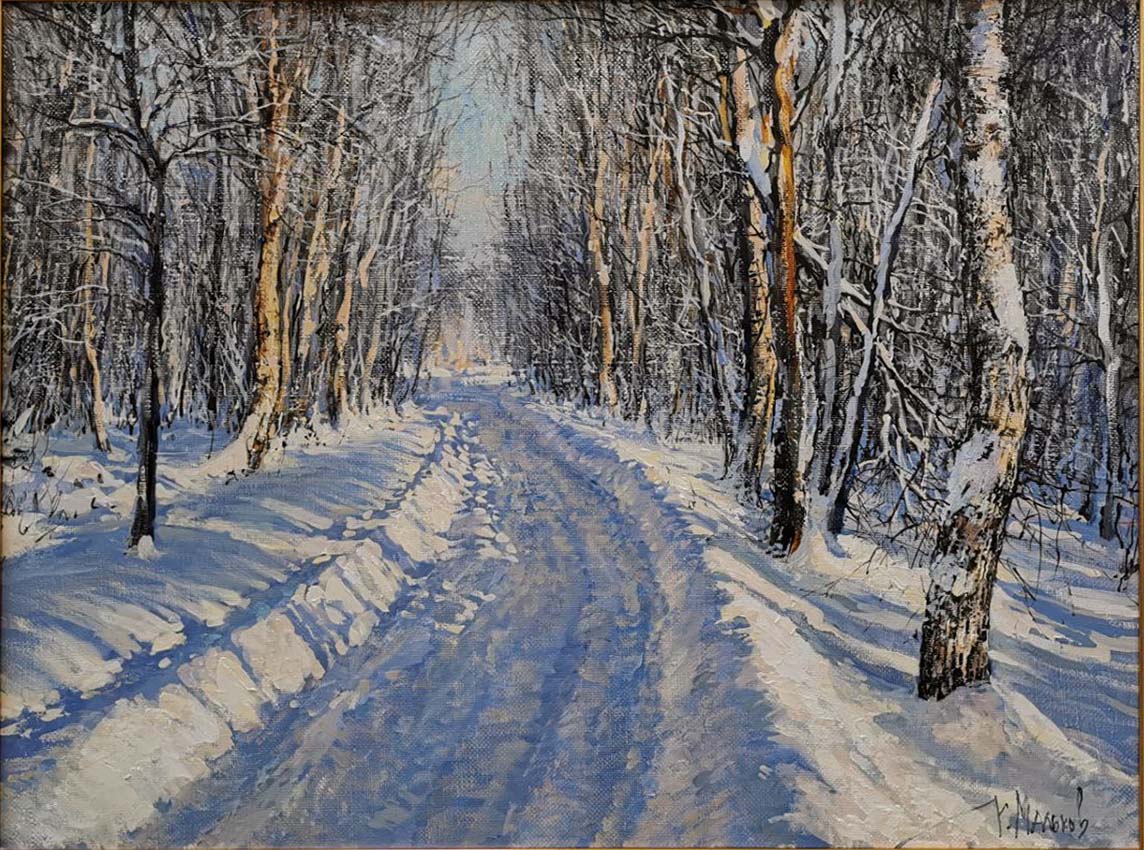 Winter Day - 1, Kirill Malkov, Buy the painting Oil
