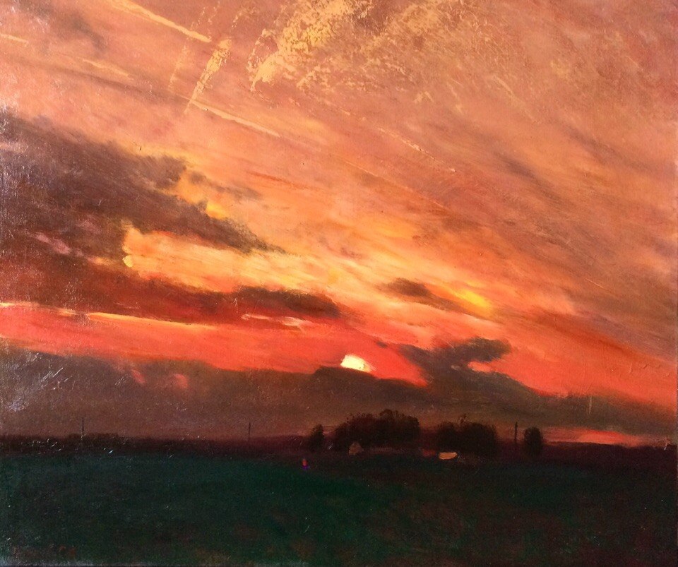 Sunset - 1, Sergey Danchev, Buy the painting Oil