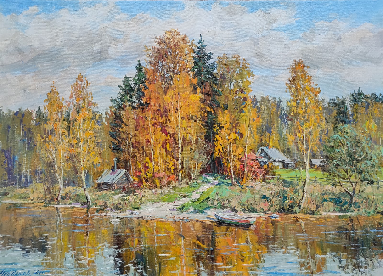 Winter Is Coming - 1, Vyacheslav Cherdakov, Buy the painting Oil