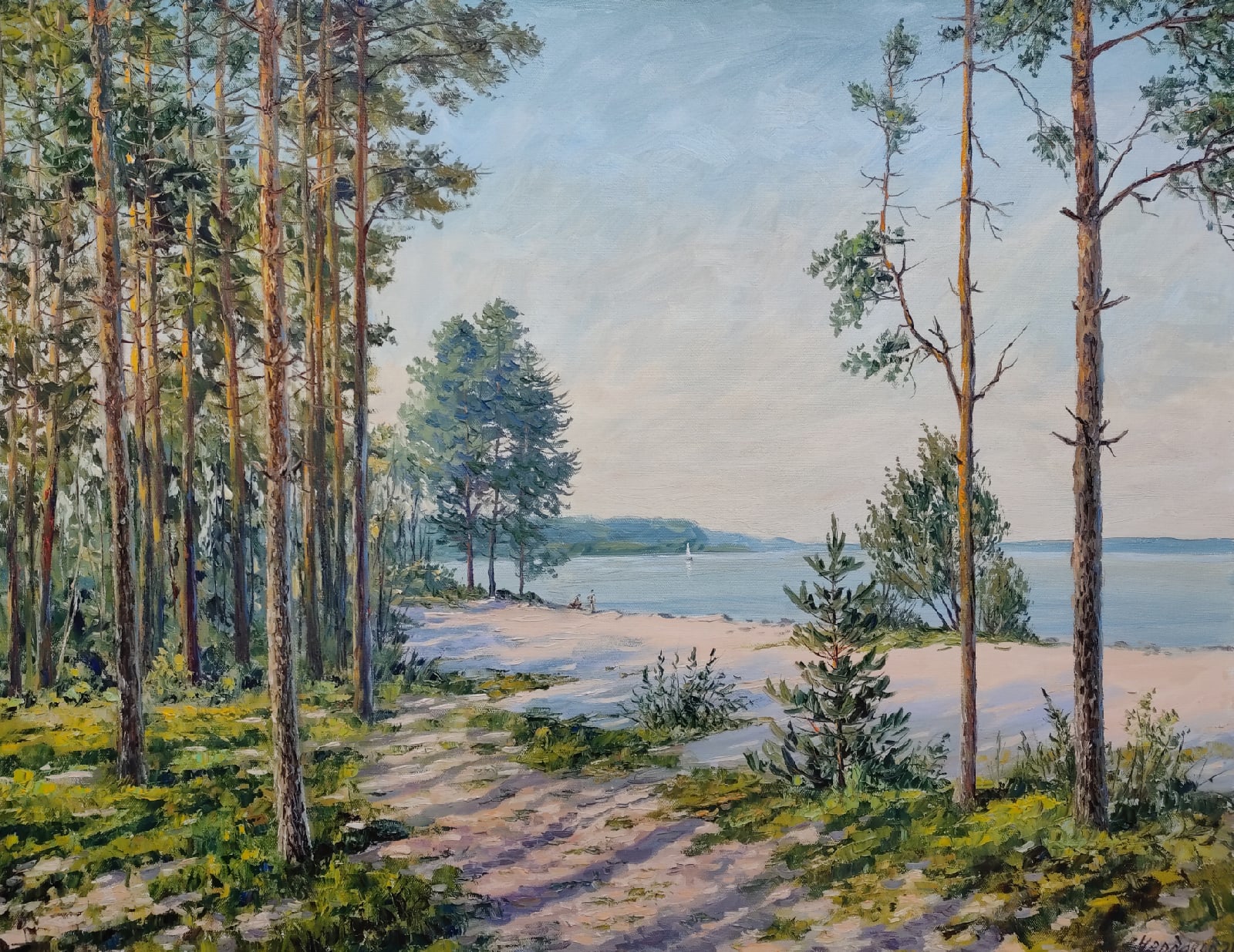 Rybinsk Seaside - 1, Vyacheslav Cherdakov, Buy the painting Oil