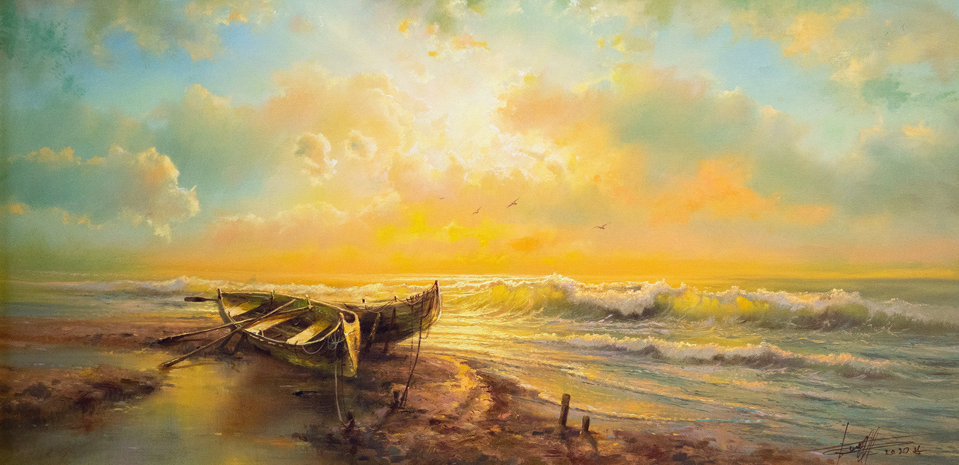 Boats - 1, Dmitry Balakhonov, Buy the painting Oil