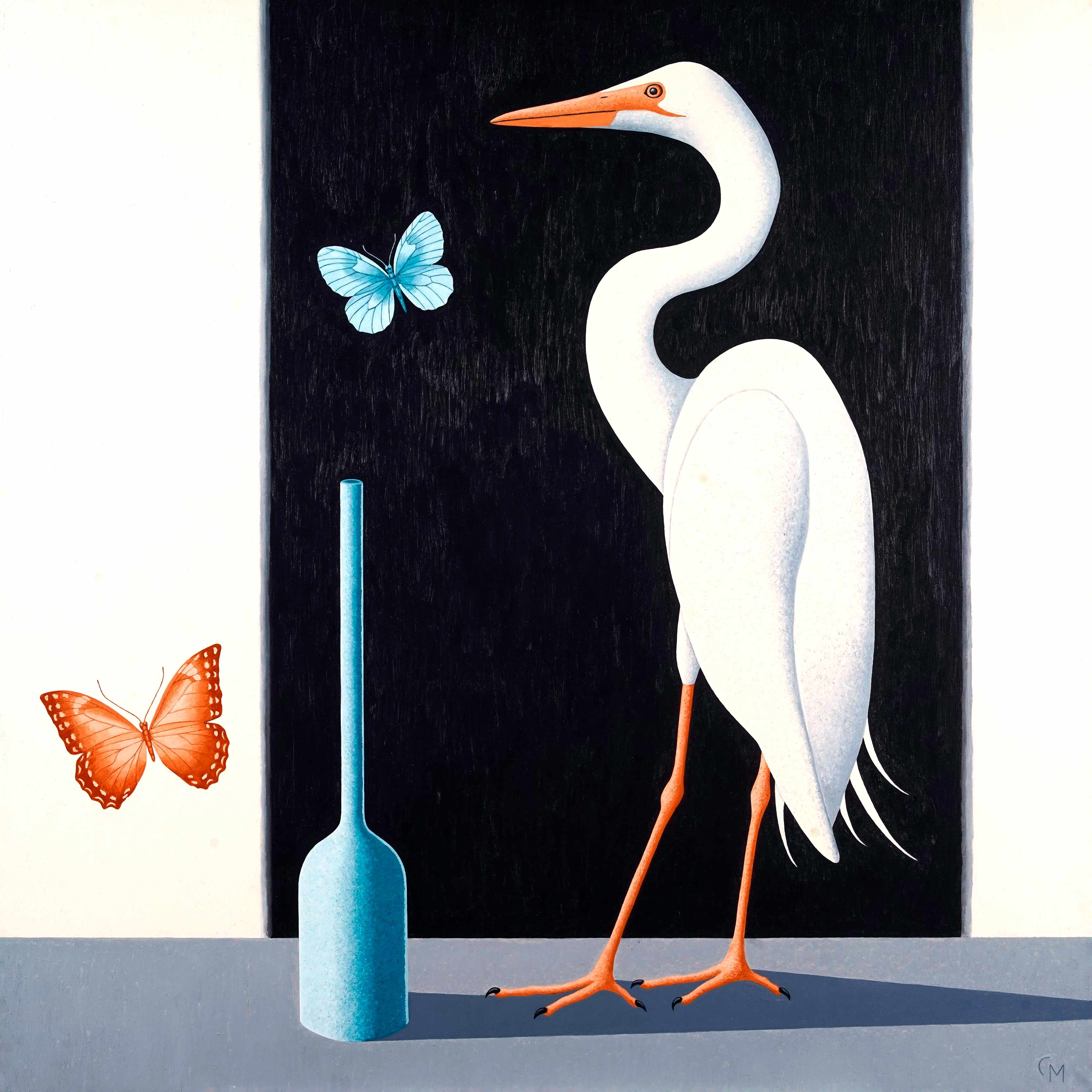 Big White Heron - 1, Maria Snigirevskaya, Buy the painting Oil