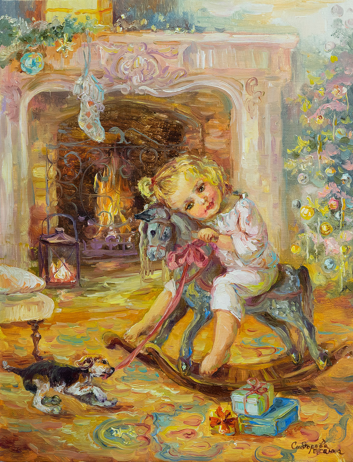New Year's Dreams - 1, Zhanna Sidorova, Buy the painting Oil