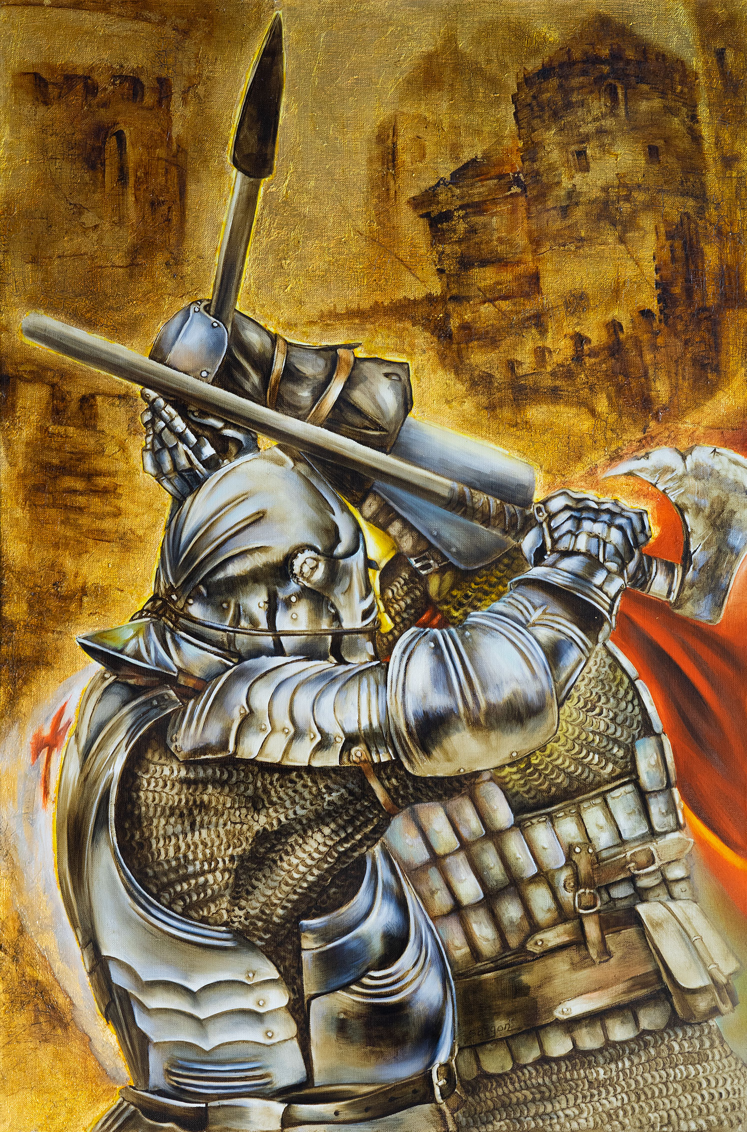 The Battle - 1, , Buy the painting Oil