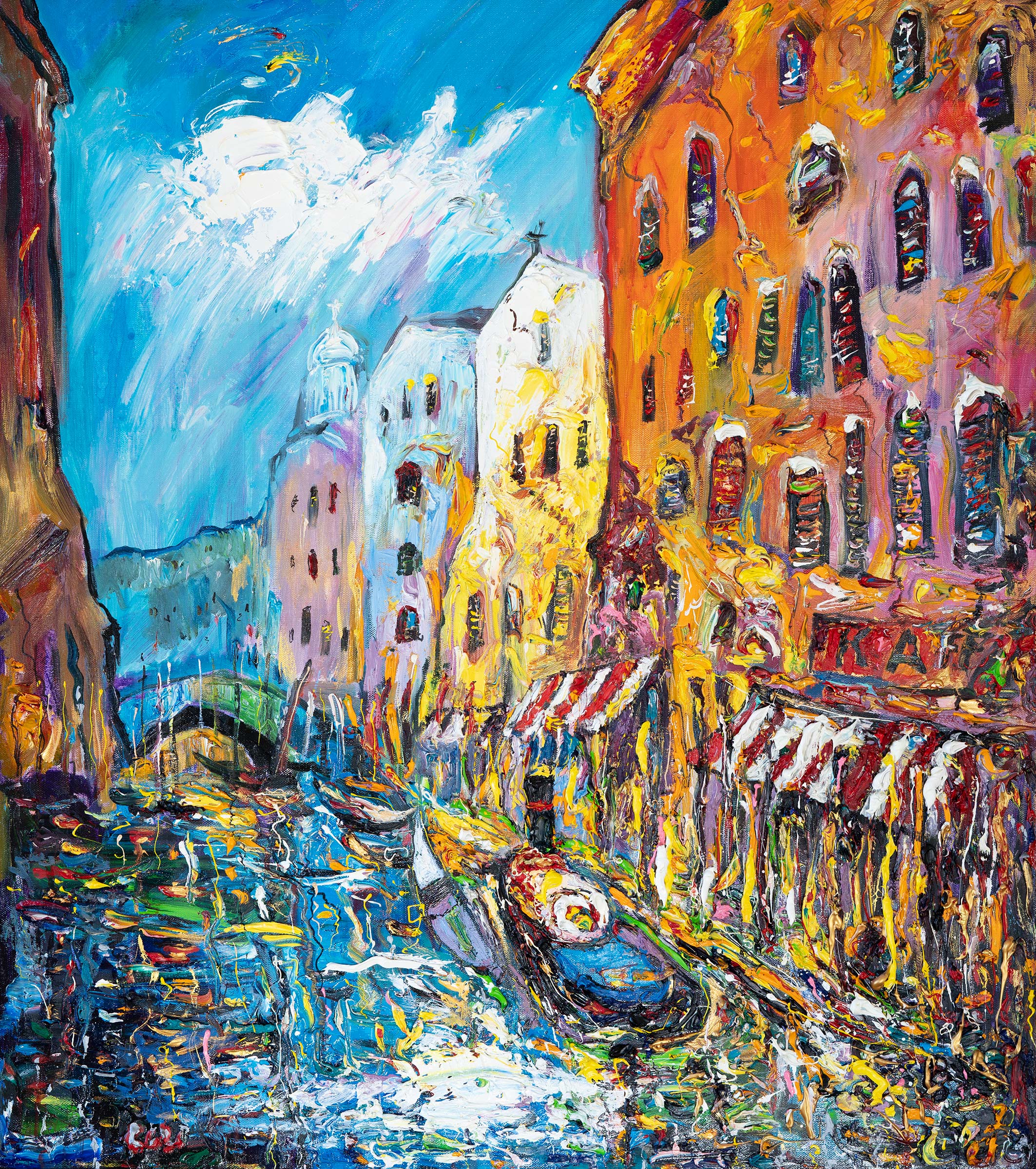 Venice Canal - 1, Andrey Eletskiy , Buy the painting Oil