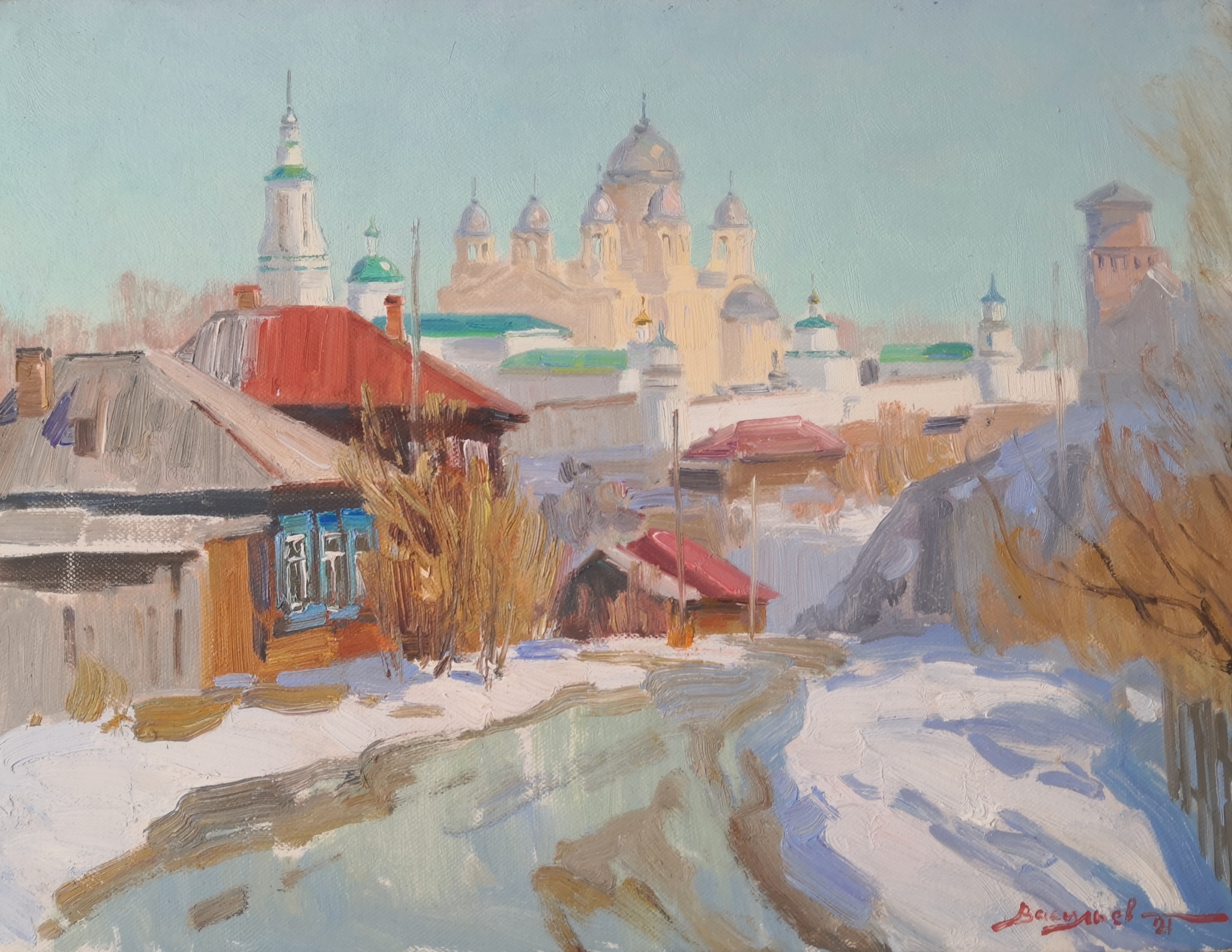Morning in Verhoturye - 1, Dmitry Vasiliev, Buy the painting Oil