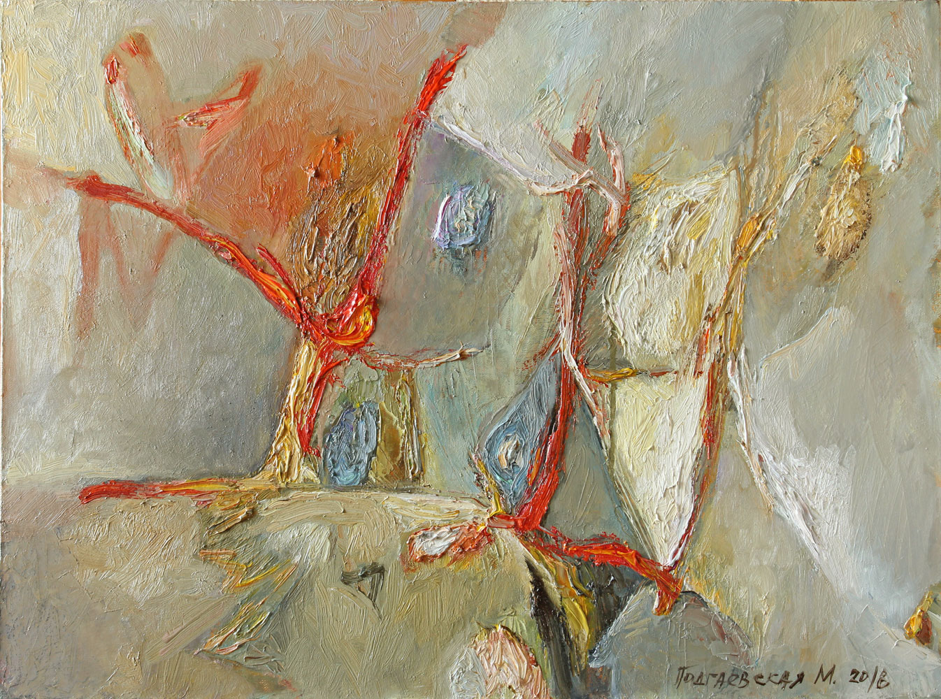 Composition #212 - 1, Marina Podgaevskaya, Buy the painting Mixed media