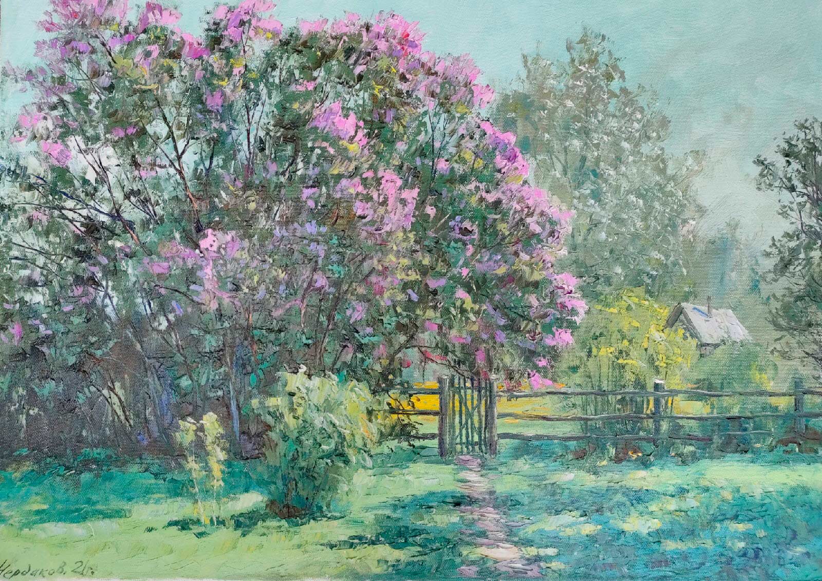 Blossoming May - 1, Vyacheslav Cherdakov, Buy the painting Oil