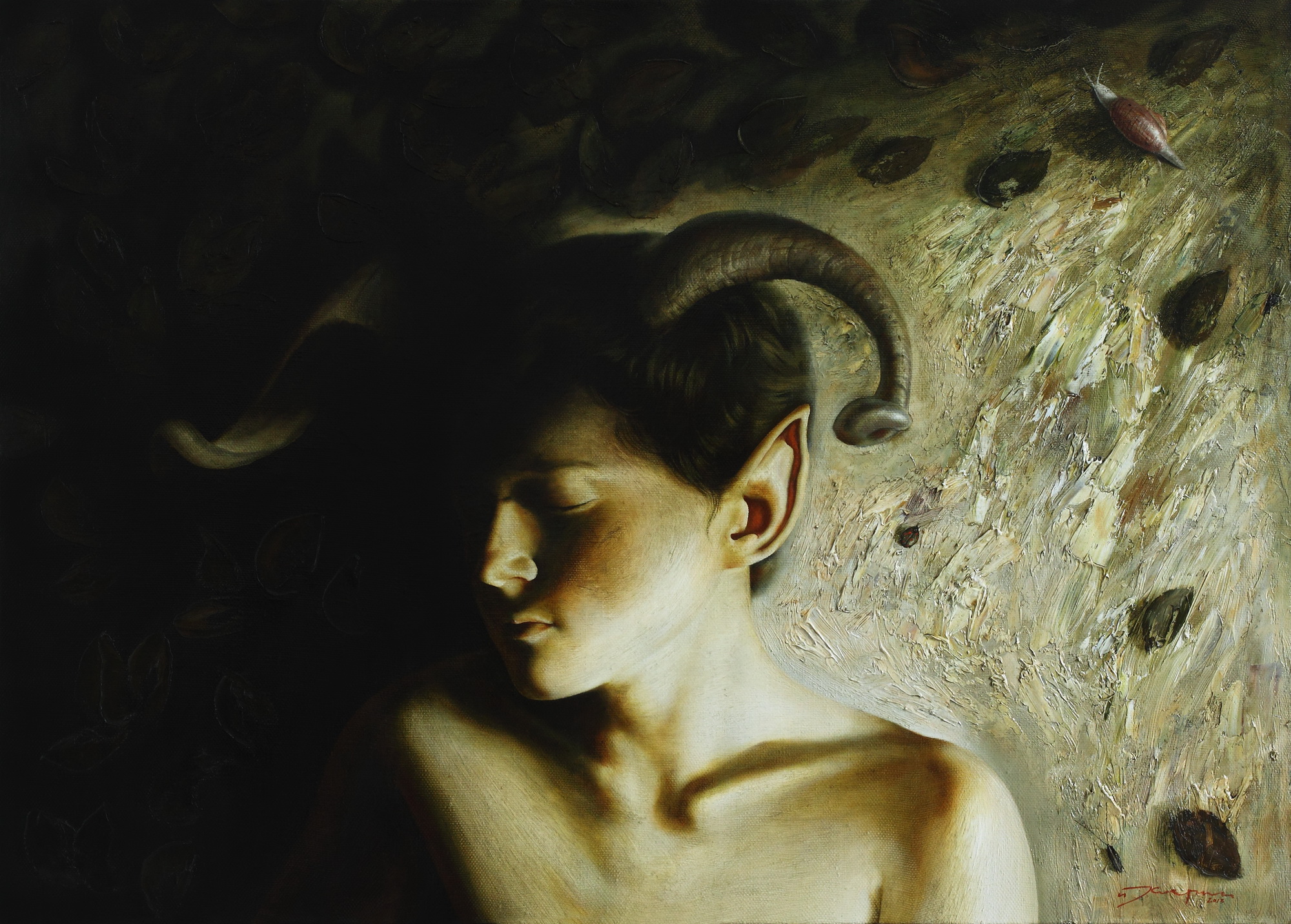 Sleeping Satyr - 1, Ilya Khokhrin, Buy the painting Oil