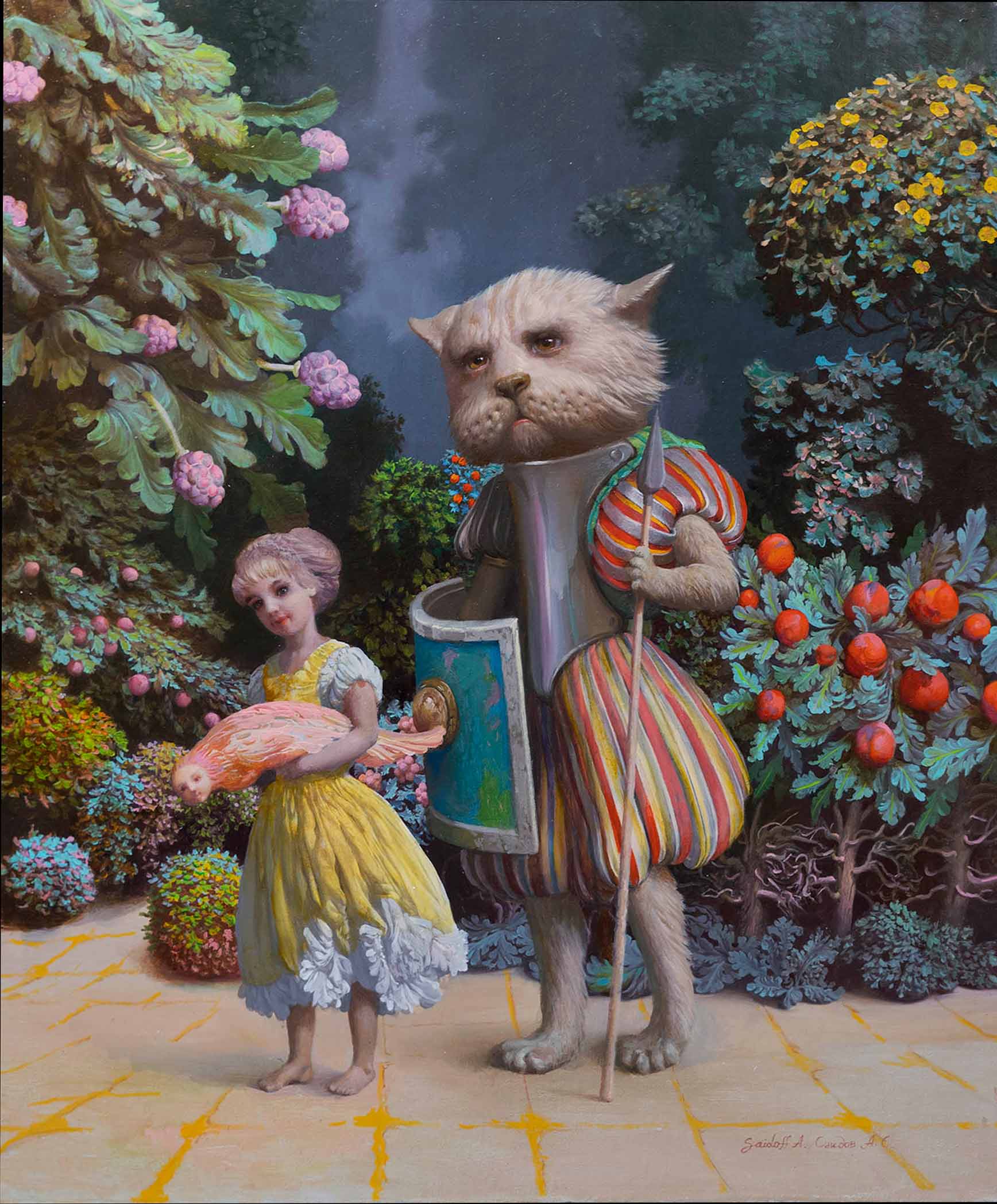 In the Garden - 1, Alexander Saidov, Buy the painting Oil