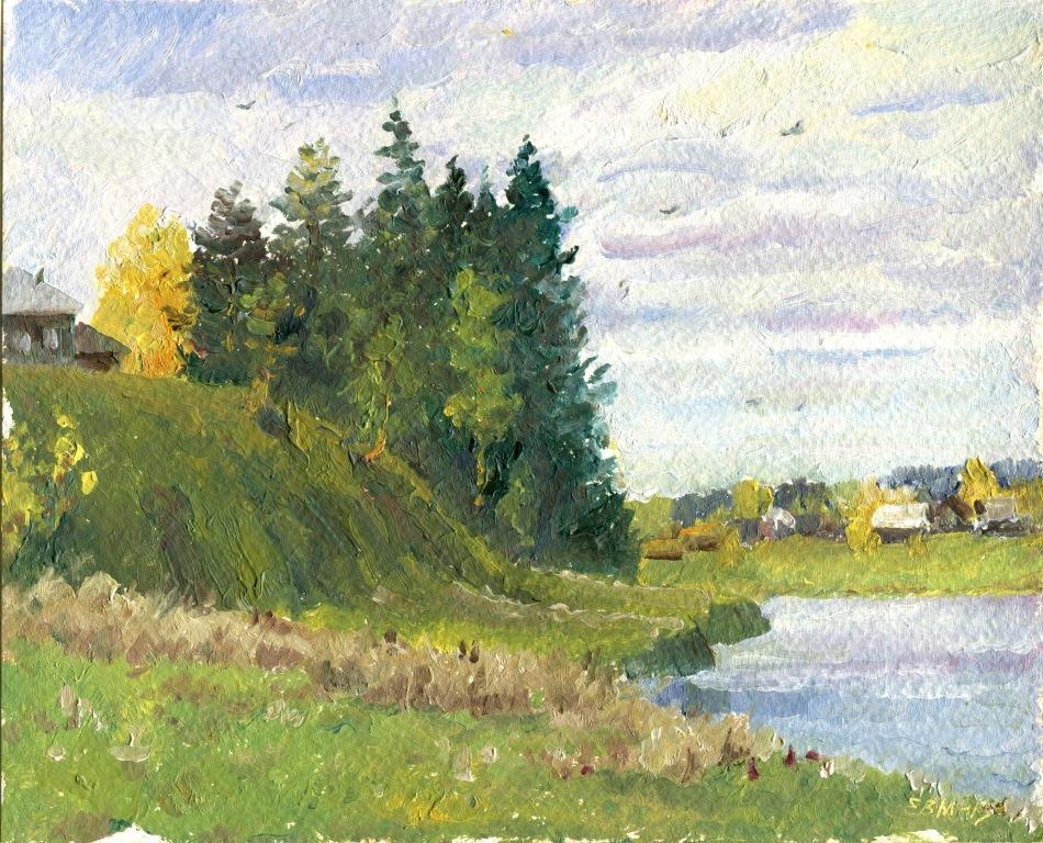 Verkhoturiye. Behind the Riverside - 1, Valentin Efremov, Buy the painting Oil