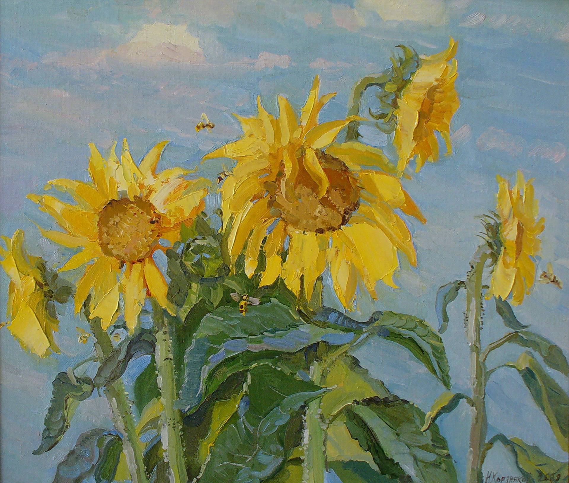 Sunflower Honey - 1, Nikolay Korznyakov, Buy the painting Oil