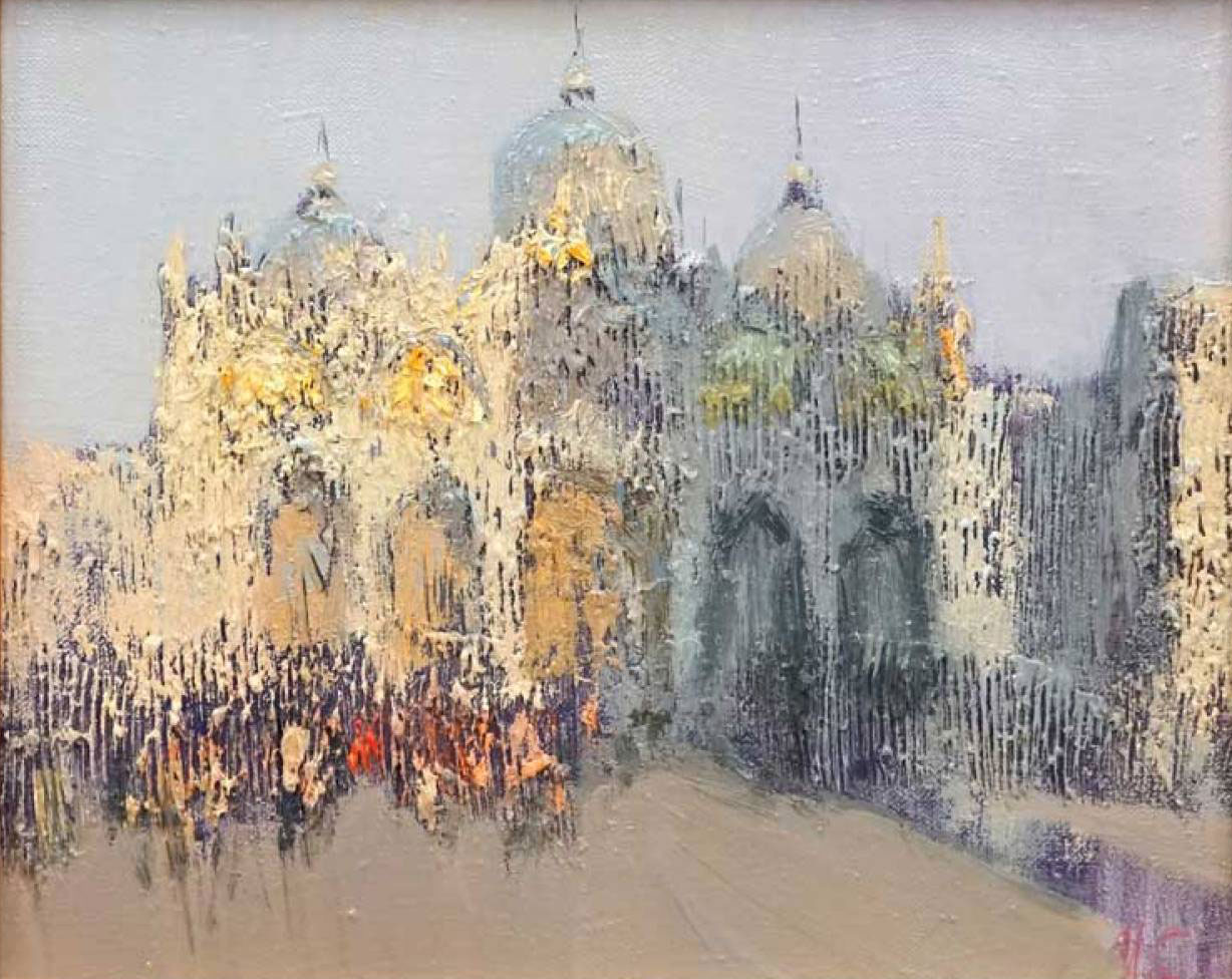 Venice. St Mark's Basilica, Ivan Skorobogatov, Buy the painting Oil