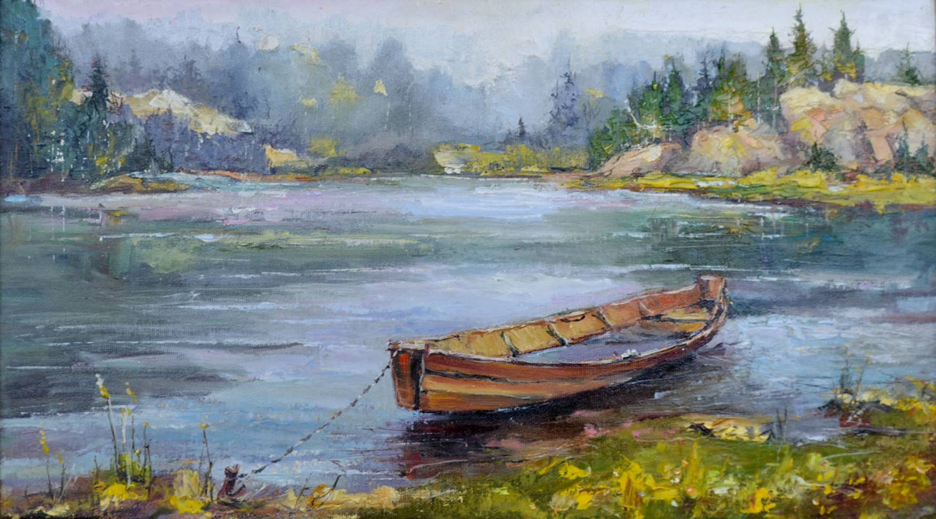 Boat, Evgeny Loskutov, Buy the painting Oil